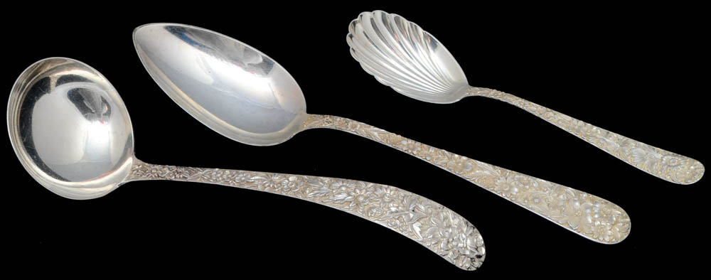 S. Kirk & Son "Repoussé" Sterling Silver Flatware