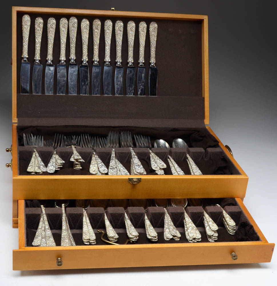 S. Kirk & Son "Repoussé" Sterling Silver Flatware