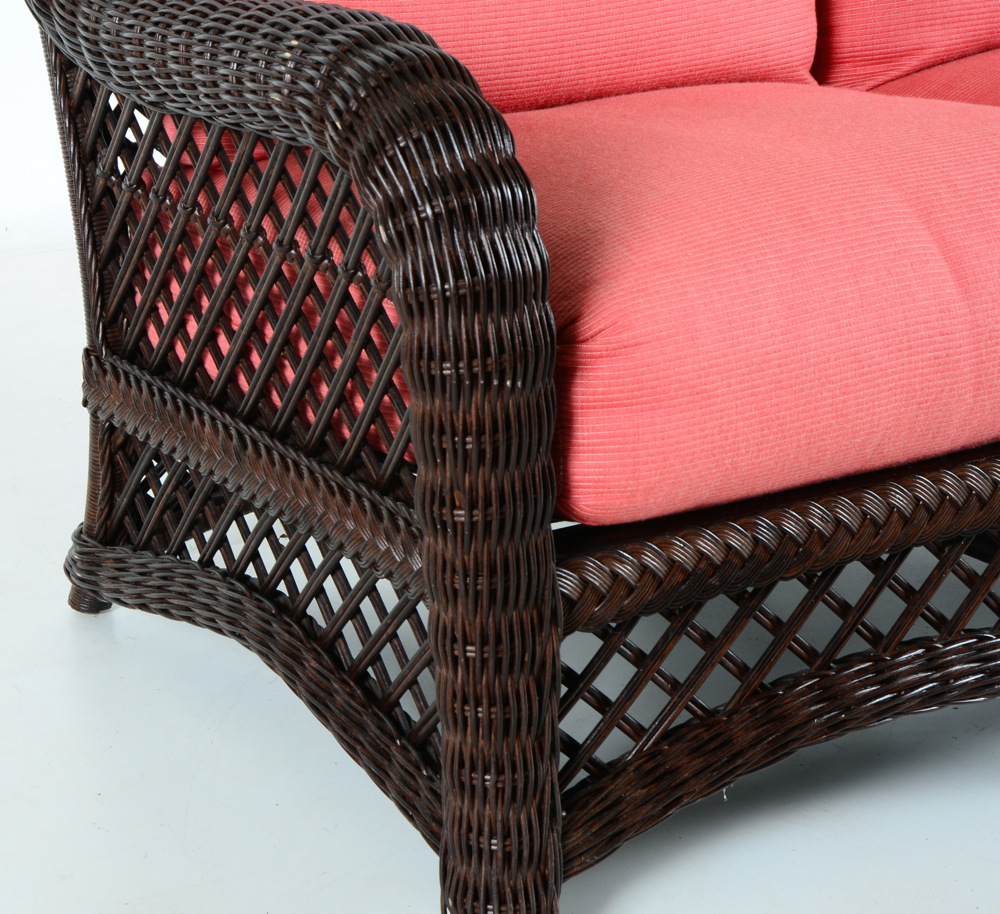 Lane Venture Outdoor Furniture Classic Wicker Loveseat