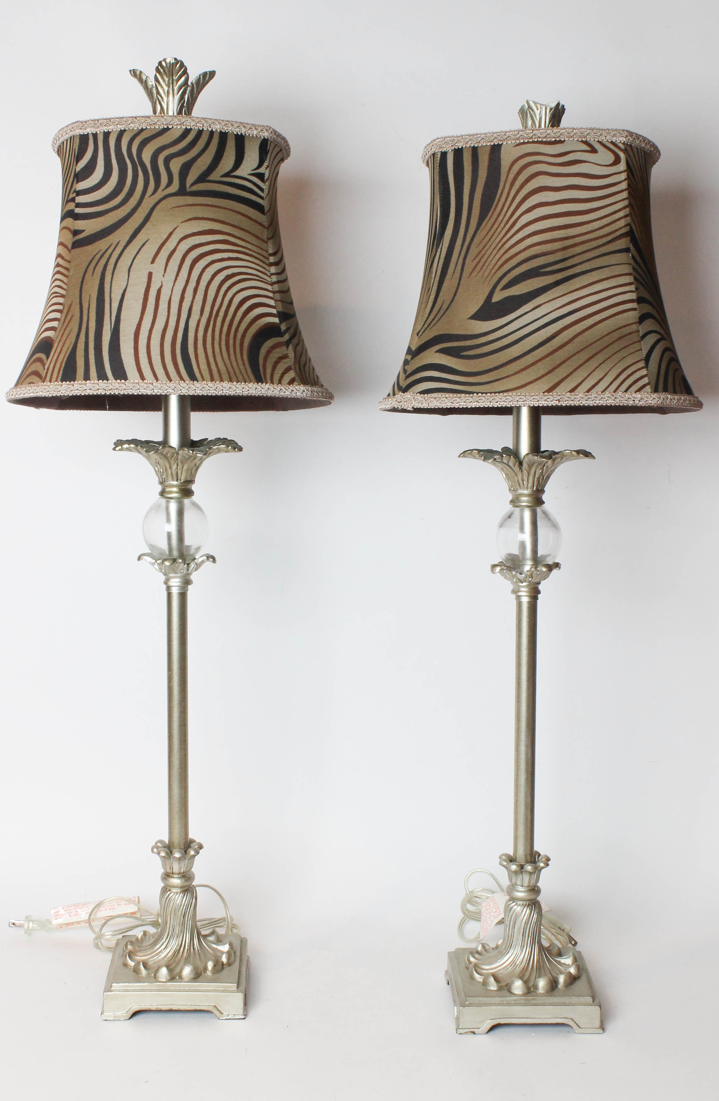 Lenox Porcelain Table Lamp and Buffet Lamps