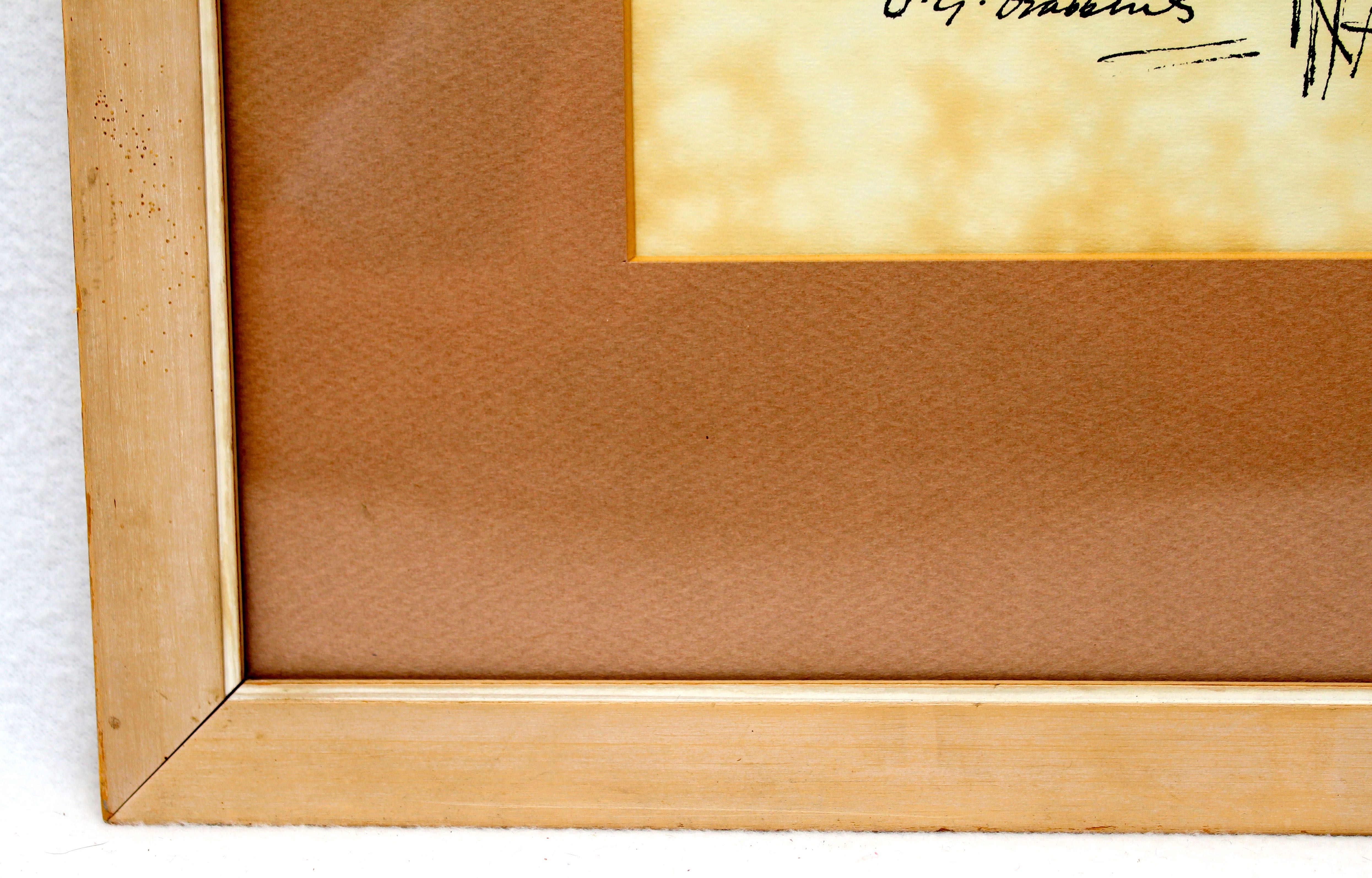 Signed Oliver G. Brabbins Print of "The House of the Artists"