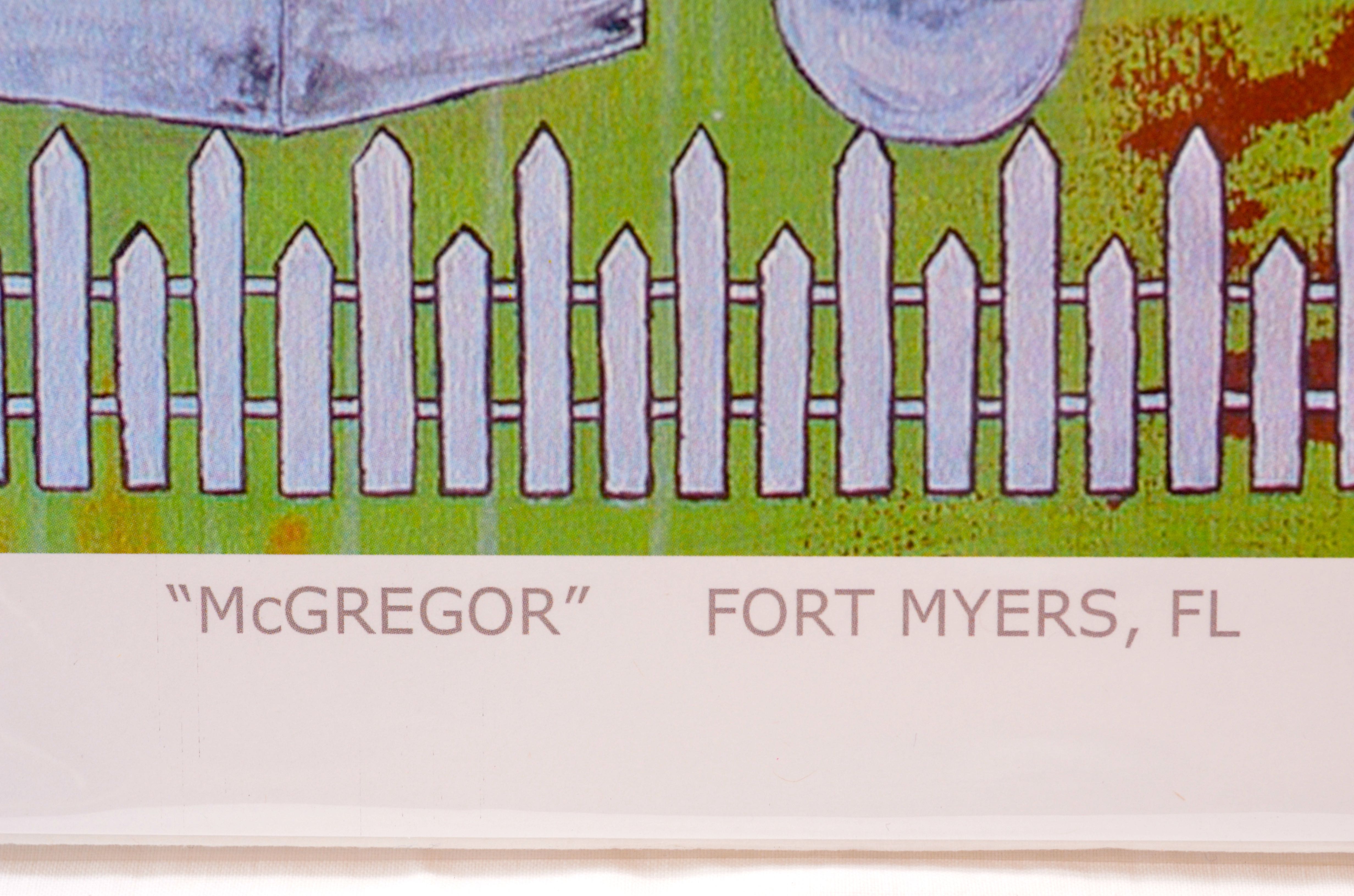 Scott Guelcher "McGregor" Signed Offset Lithograph