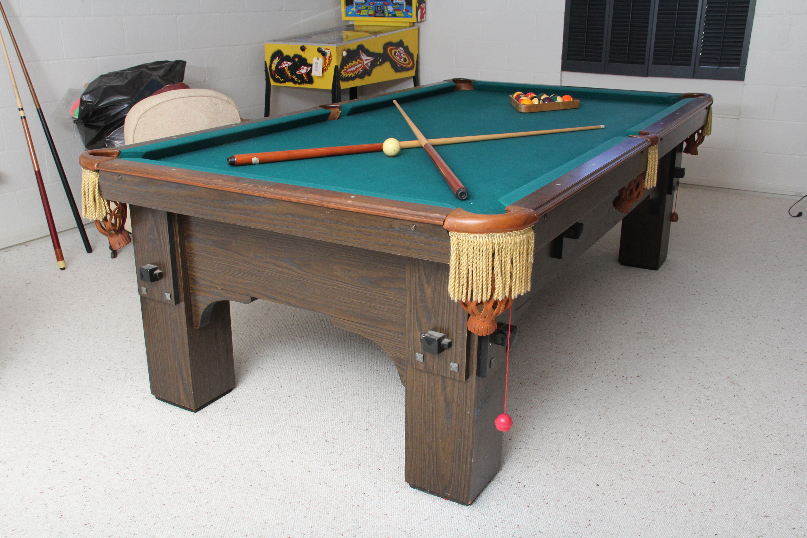 Vintage Golden West Billiards Pool Table