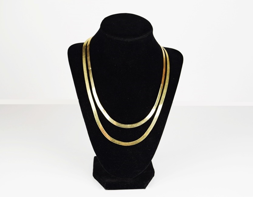 10K Yellow Gold Necklaces, Ring and Harley Bracelet