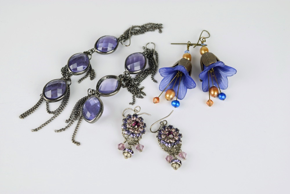 Tray Filled with High End Costume Jewelry