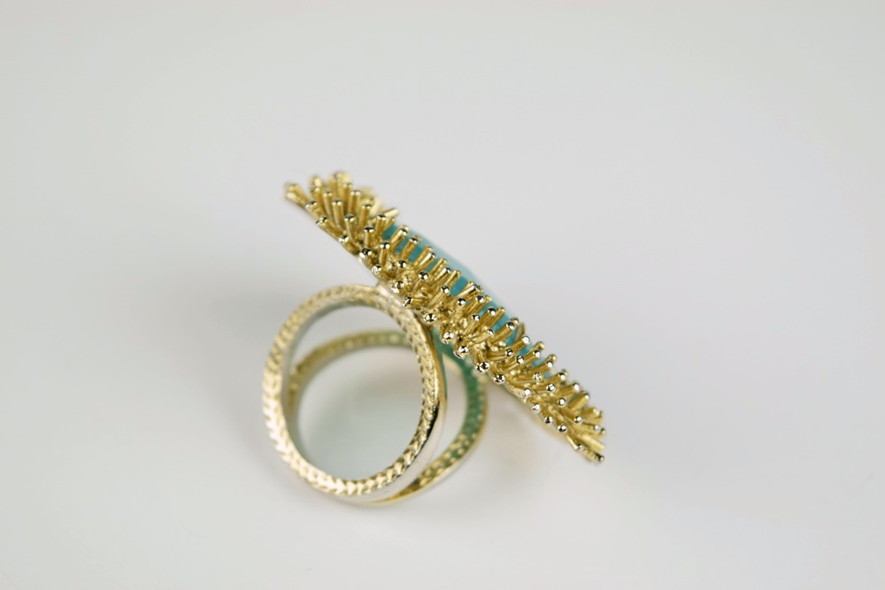 Alexis Bittar Lucite Bangle and Coordinating Costume Jewelry