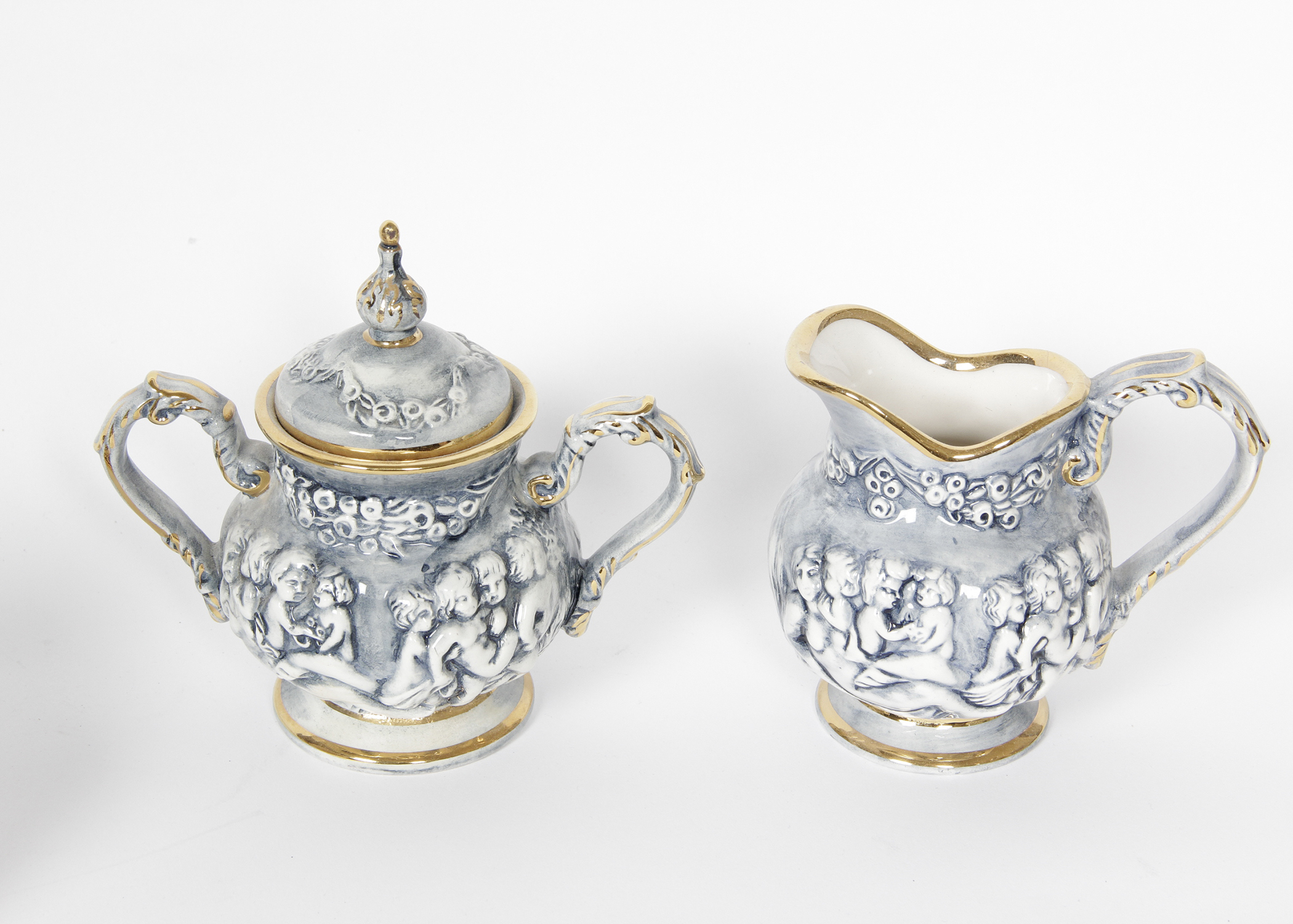 Vintage E.B. Capodimonte Tea Set