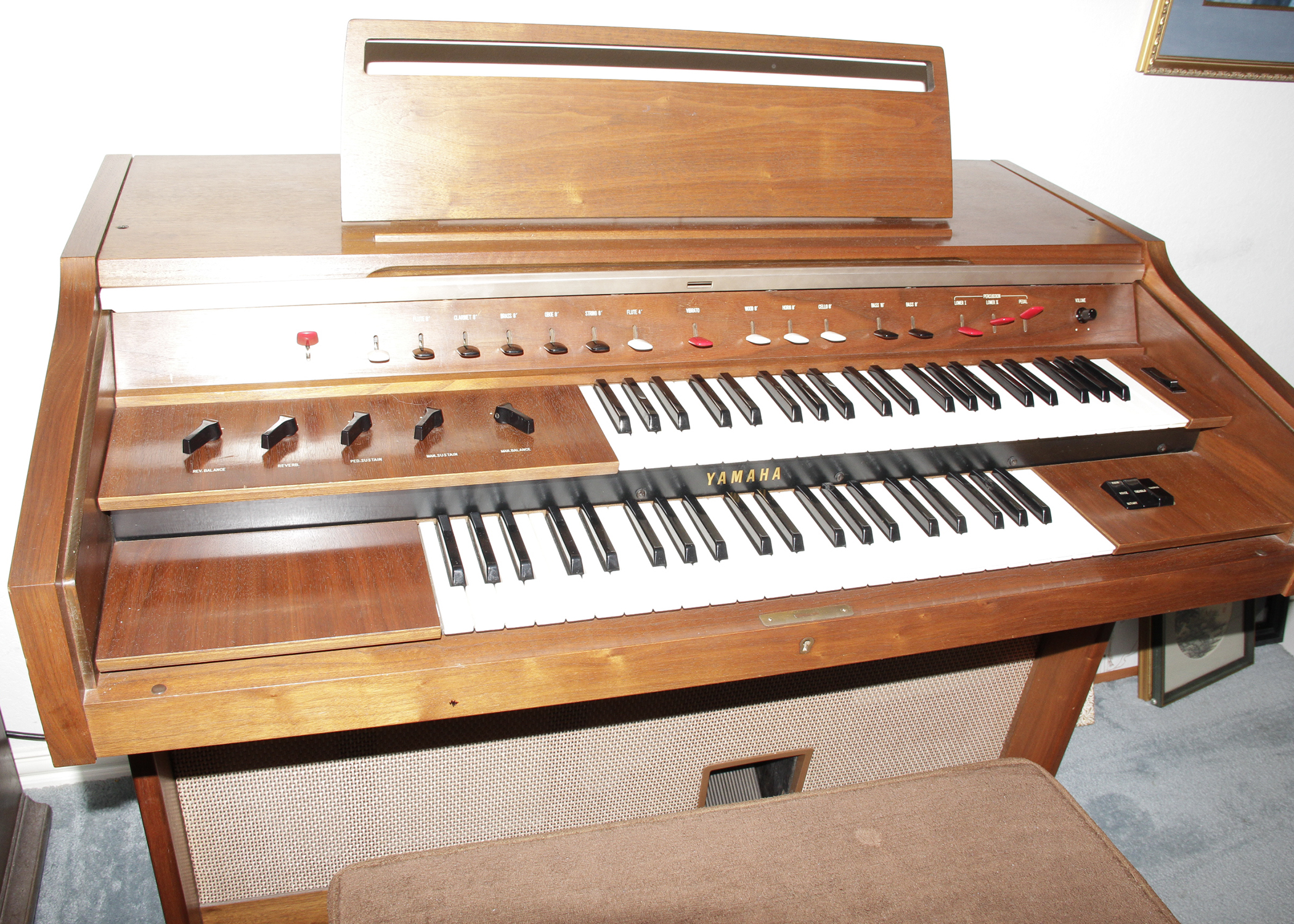 Vintage Yamaha Electone Organ