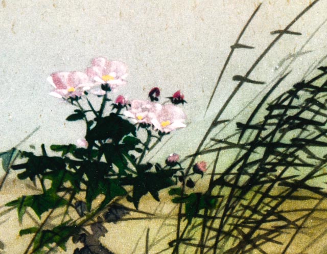 Chang Shu-Chi "Autumn River" Offset Lithograph