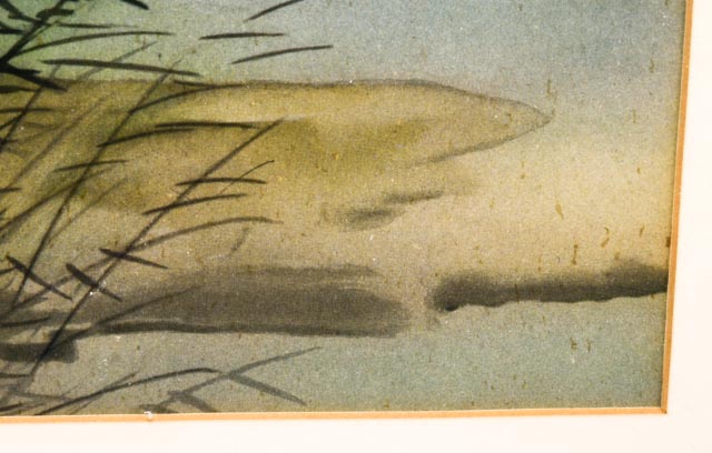 Chang Shu-Chi "Autumn River" Offset Lithograph