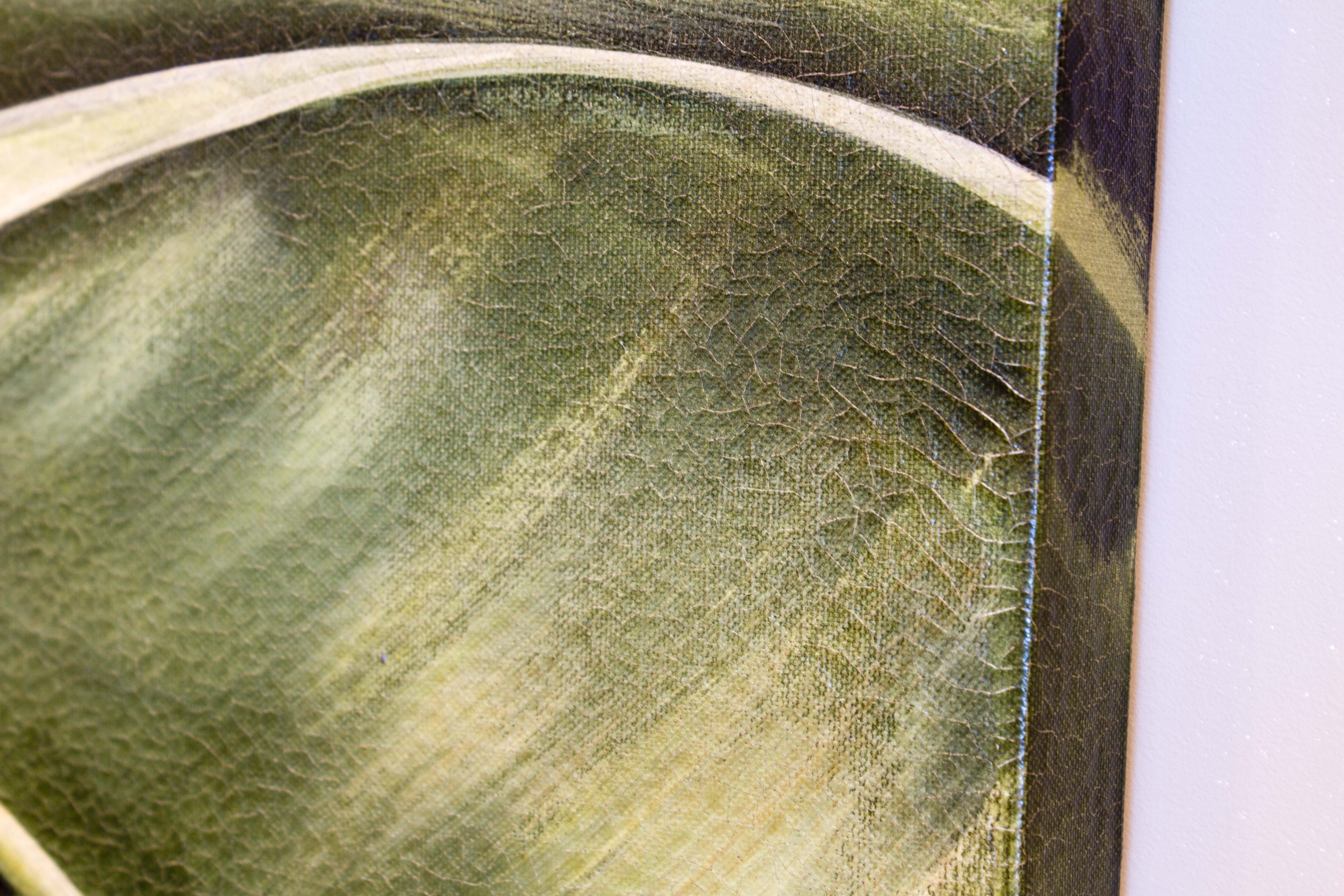 Stretched Canvas Fern Painting