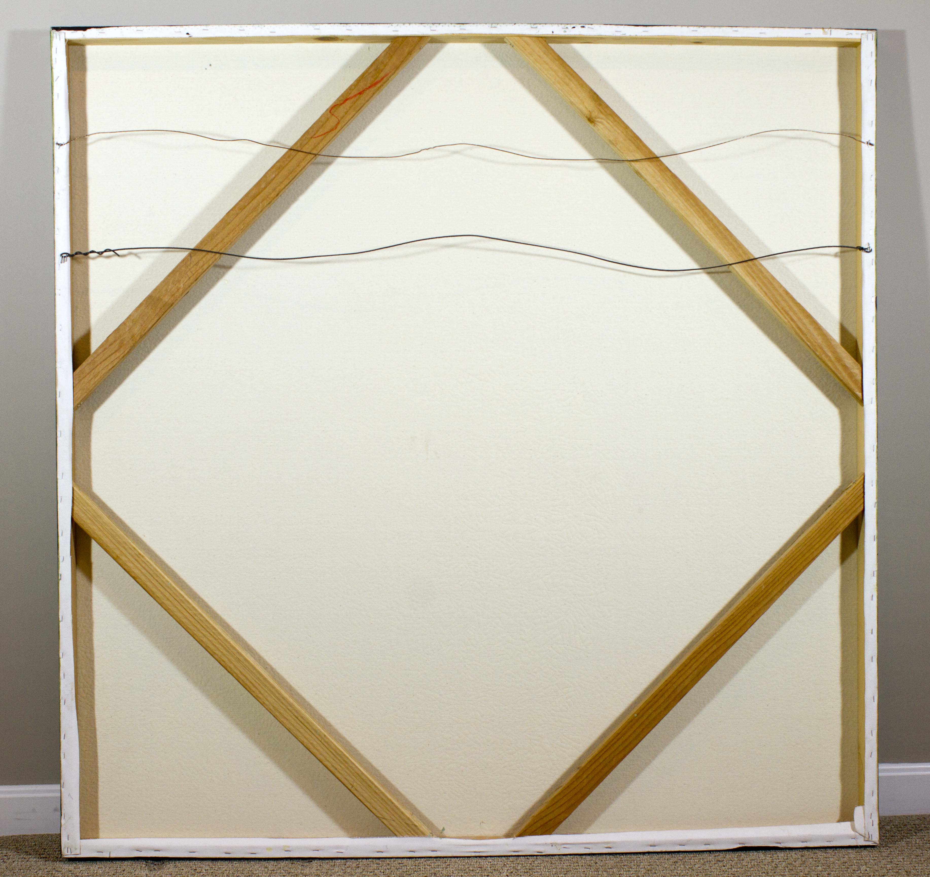 Stretched Canvas Fern Painting