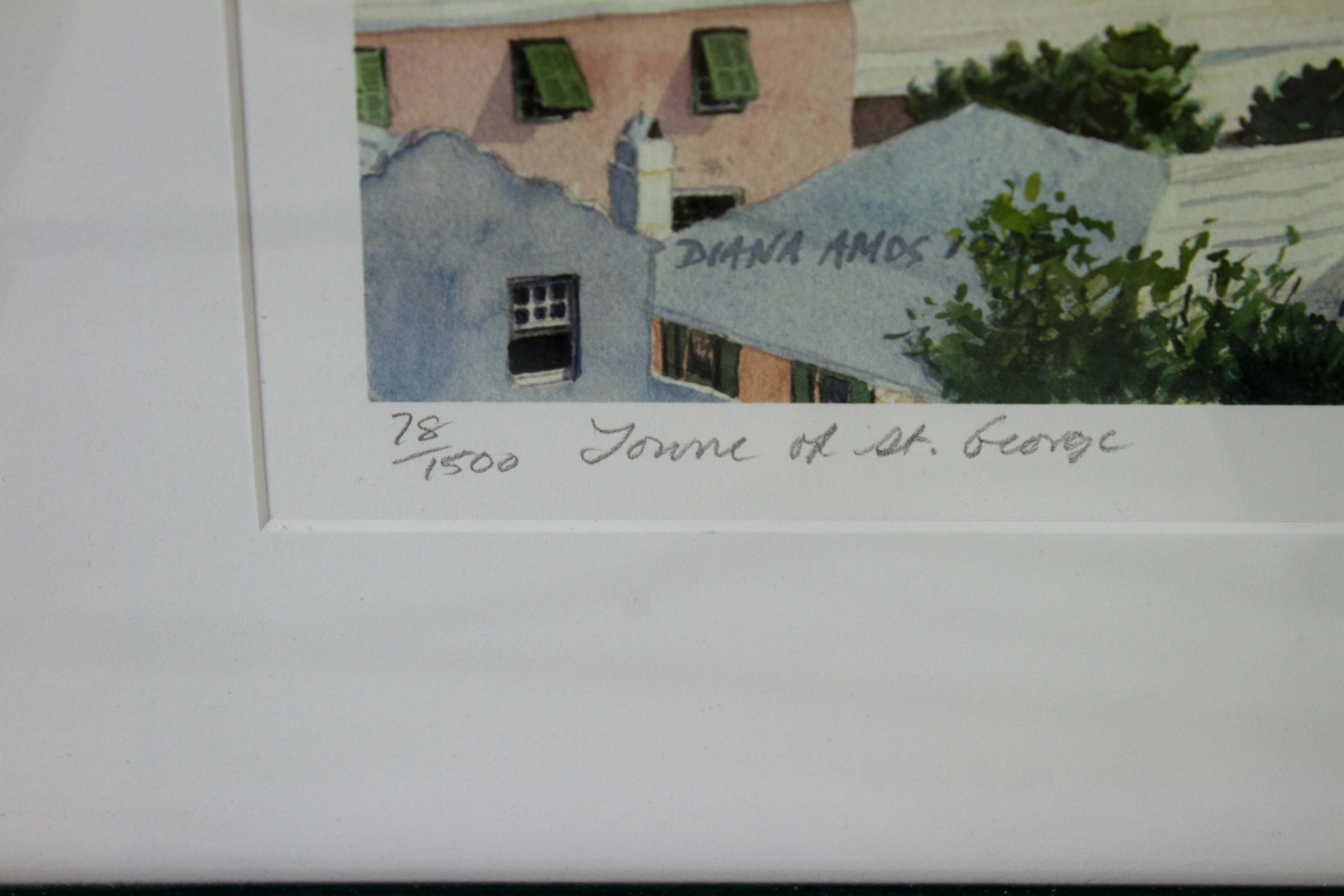 Diana Amos Bermuda Prints Signed/Numbered