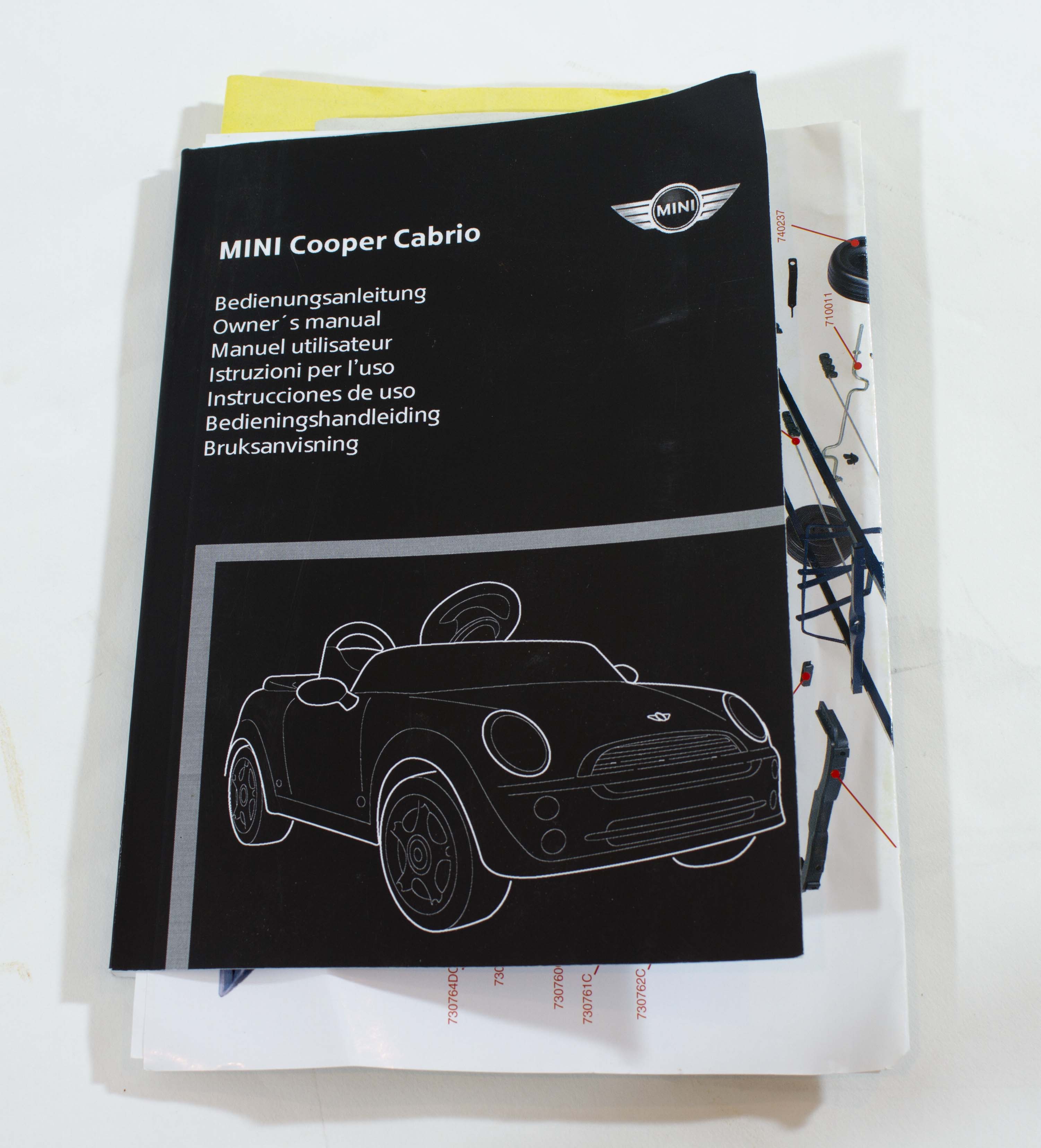 Mini Cooper Peddle Car and FAO Schwartz Kids Golf Clubs