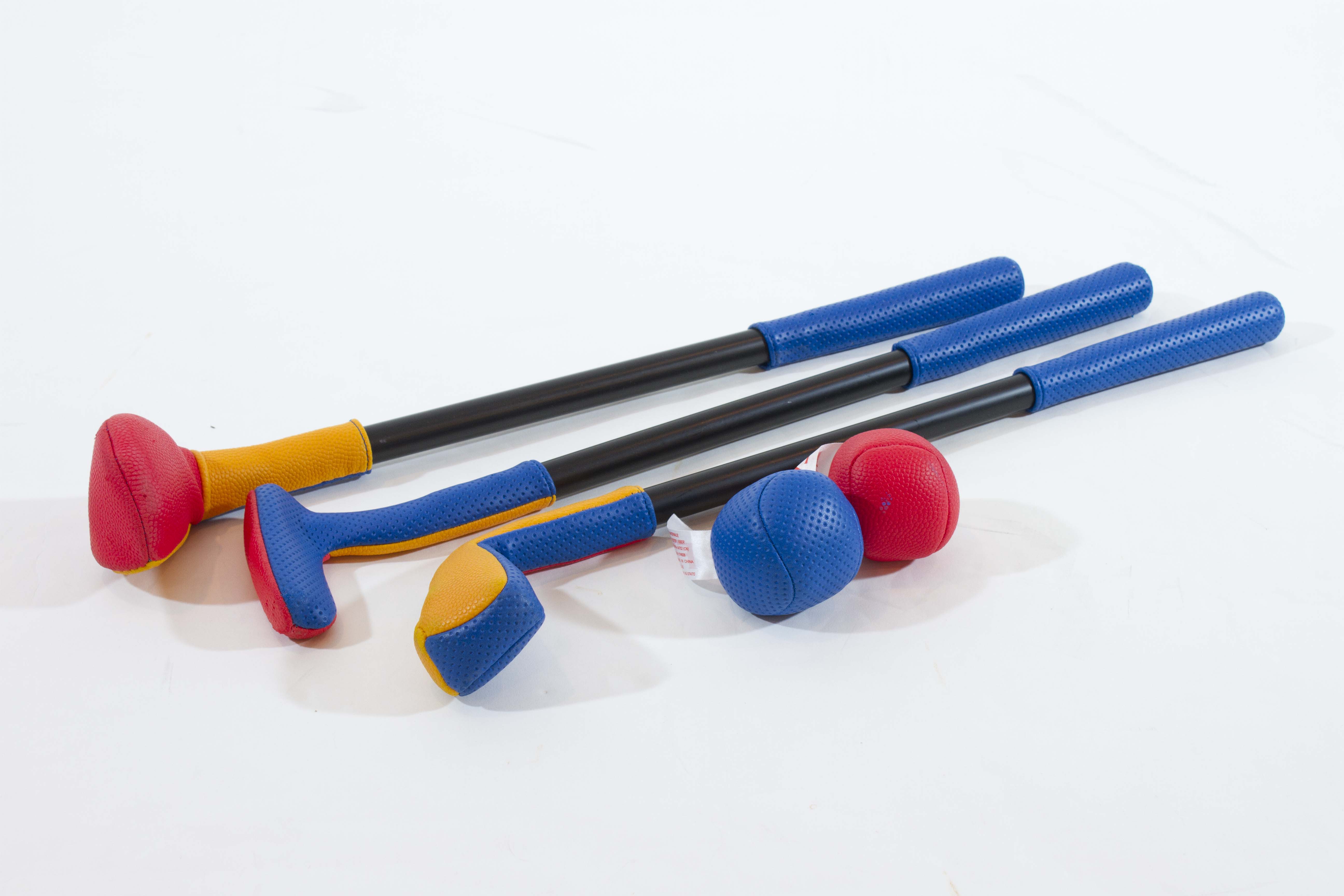 Mini Cooper Peddle Car and FAO Schwartz Kids Golf Clubs