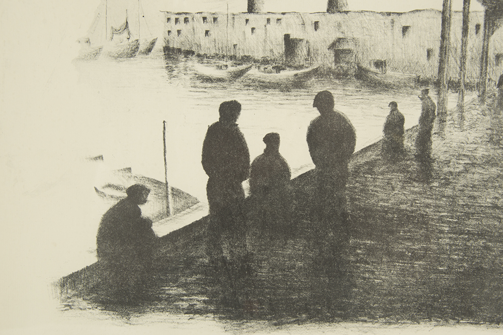 Joyce Johnson "T-Warf, Boston" Offset Lithograph