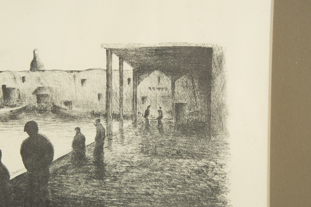 Joyce Johnson "T-Warf, Boston" Offset Lithograph