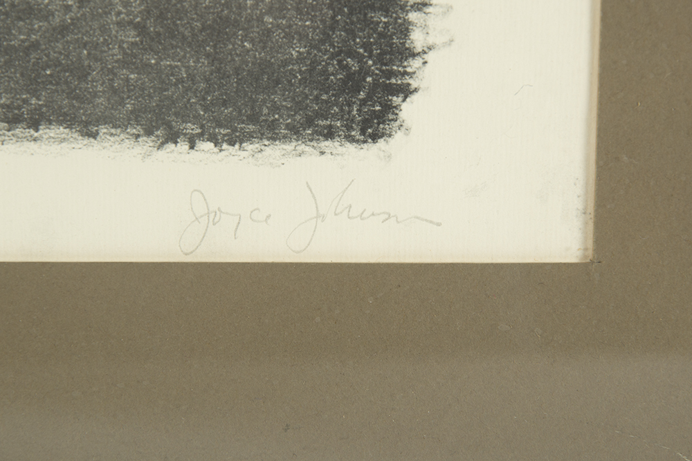 Joyce Johnson "T-Warf, Boston" Offset Lithograph