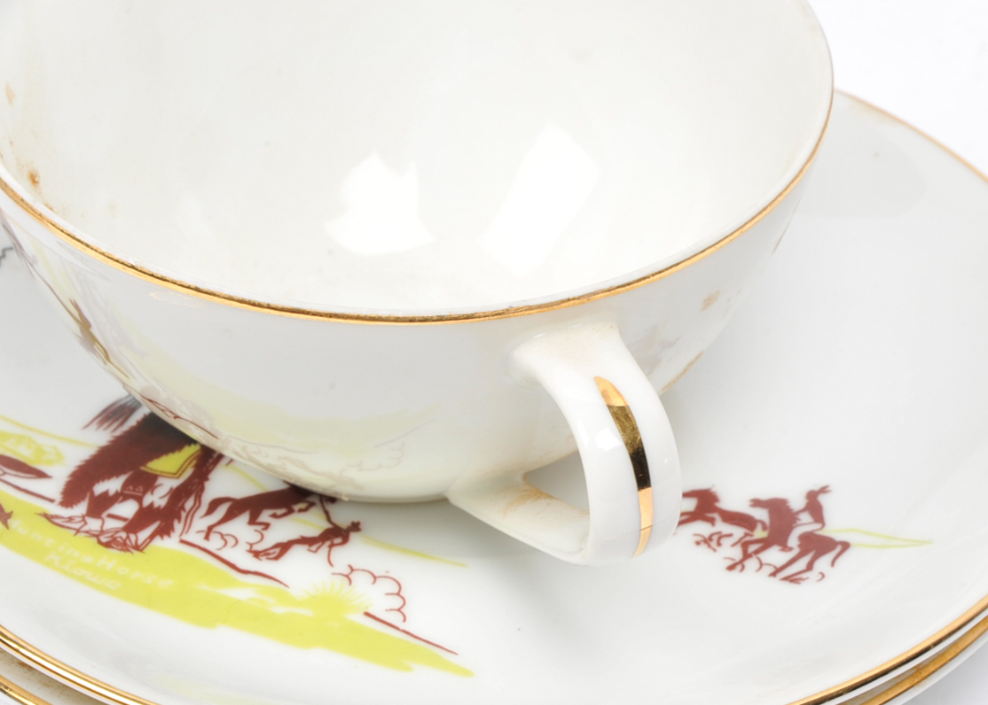 Vintage Knox Fine China Acee Blue Eagle and Bell