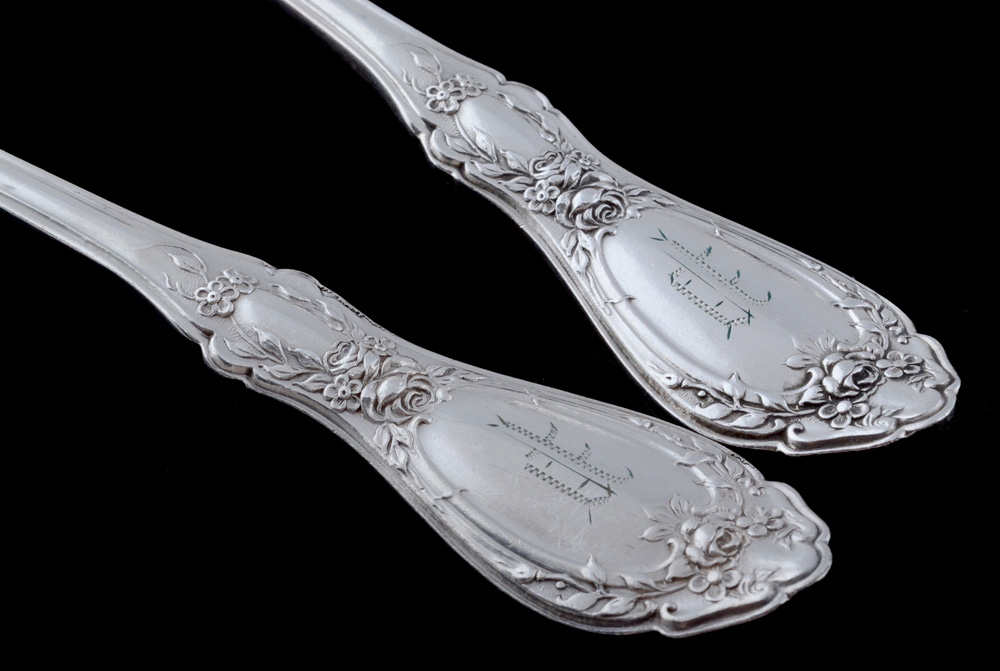 1847 Rogers Bros "Sharon" Triple Plate Soup Spoons