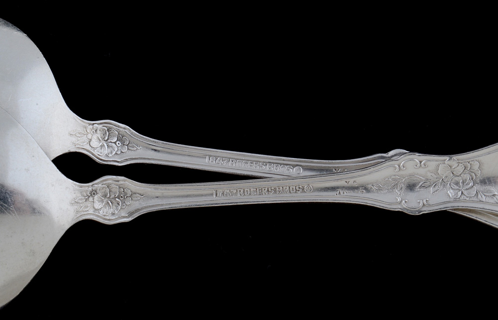 1847 Rogers Bros "Sharon" Triple Plate Soup Spoons