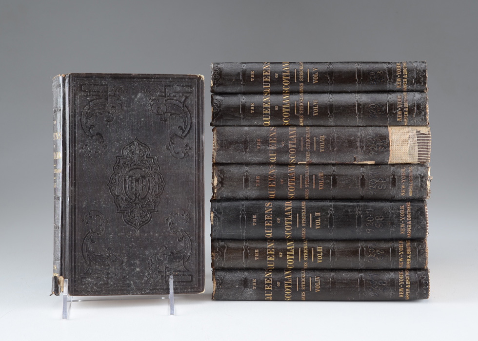 Antique "Queens of Scotland" Book Set