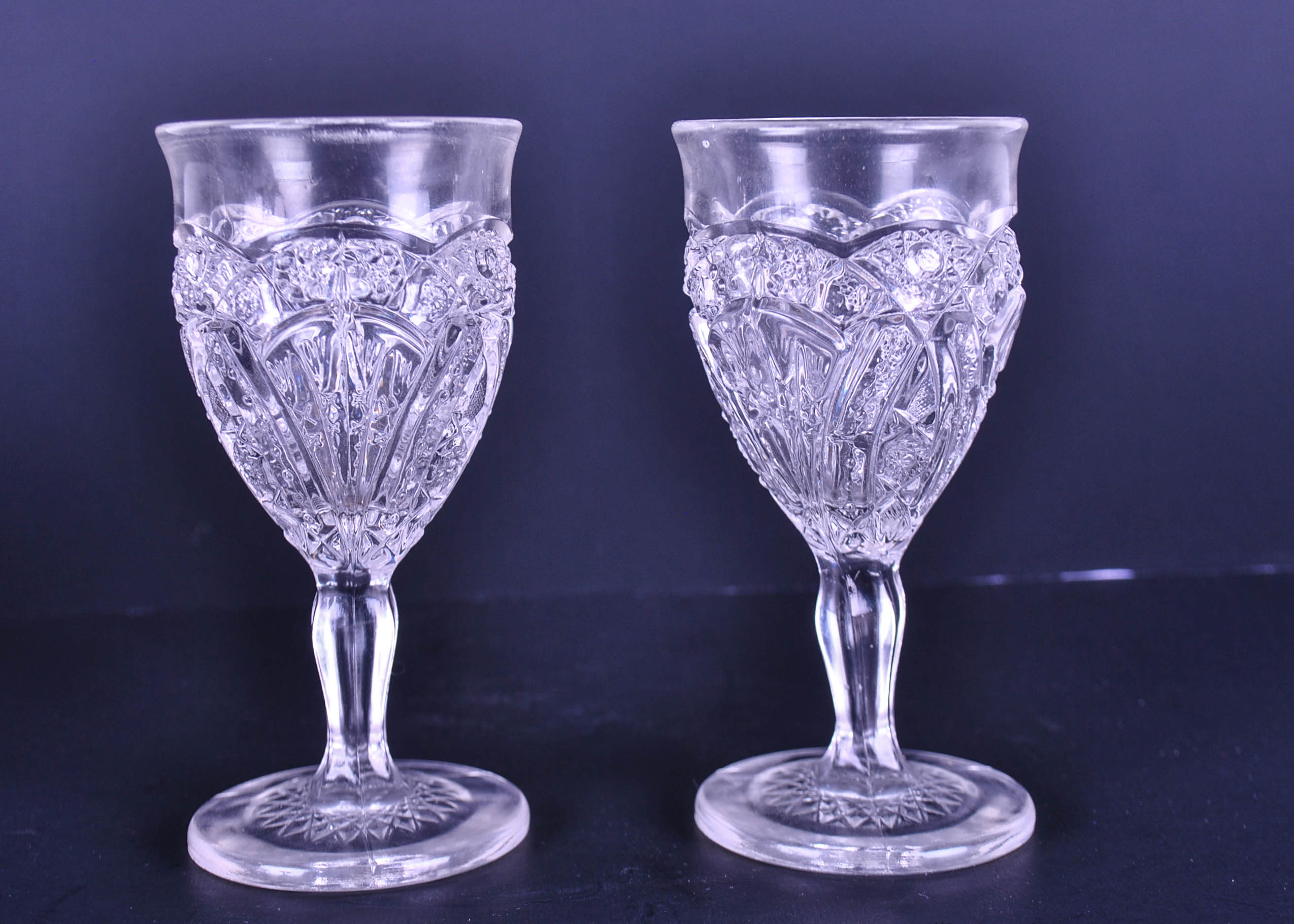 Vintage Cordial Glass Set
