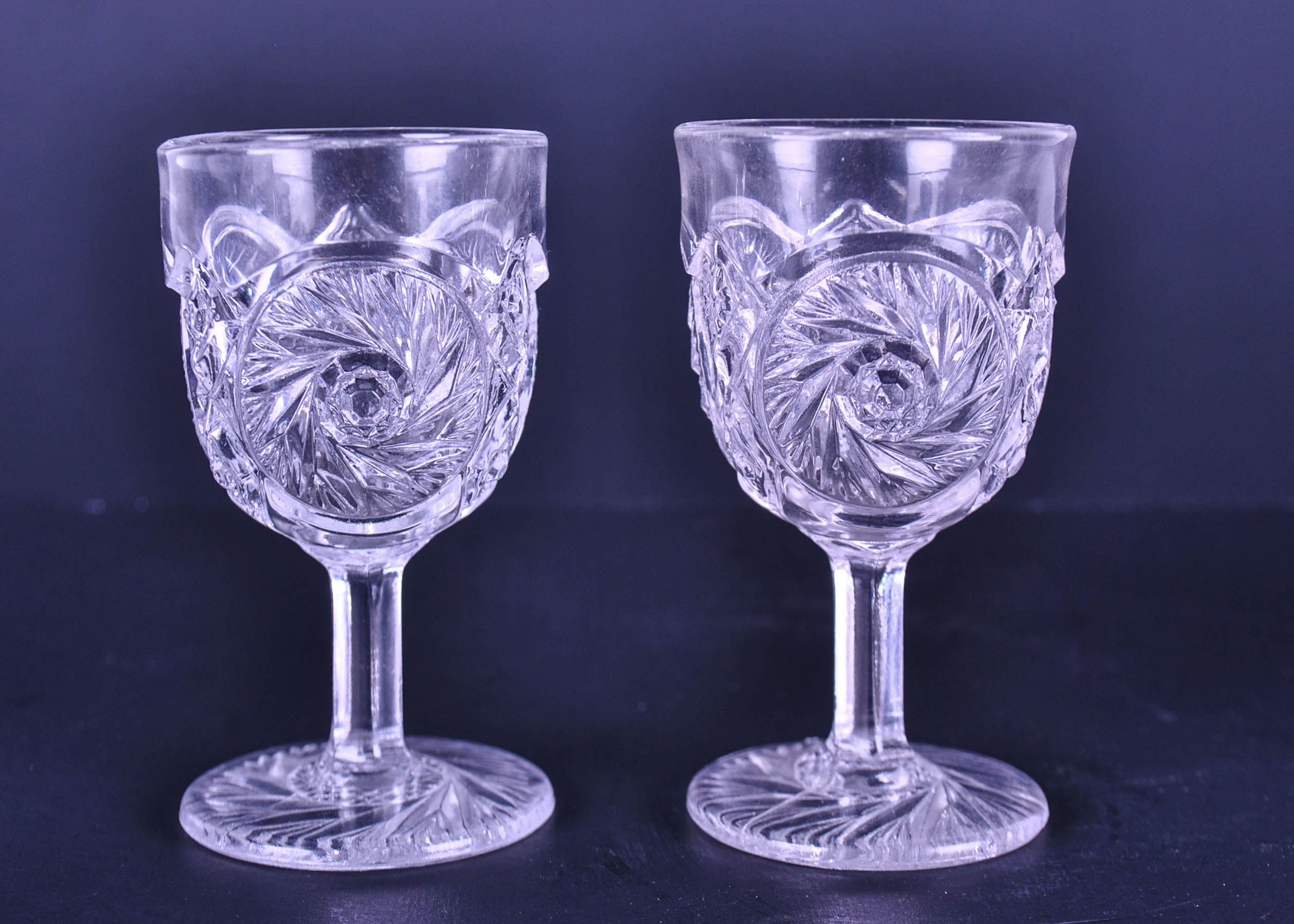 Vintage Cordial Glass Set