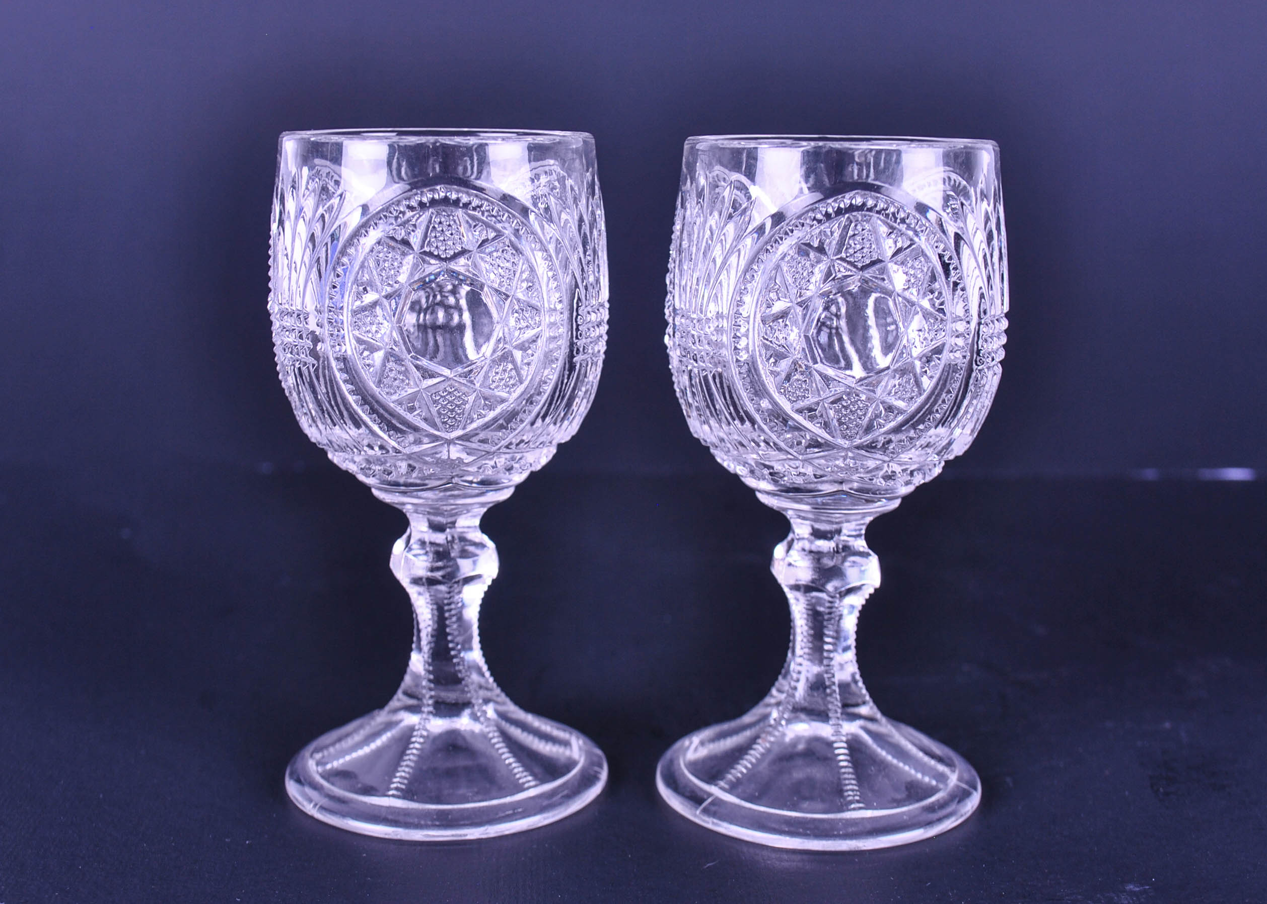 Vintage Cordial Glass Set