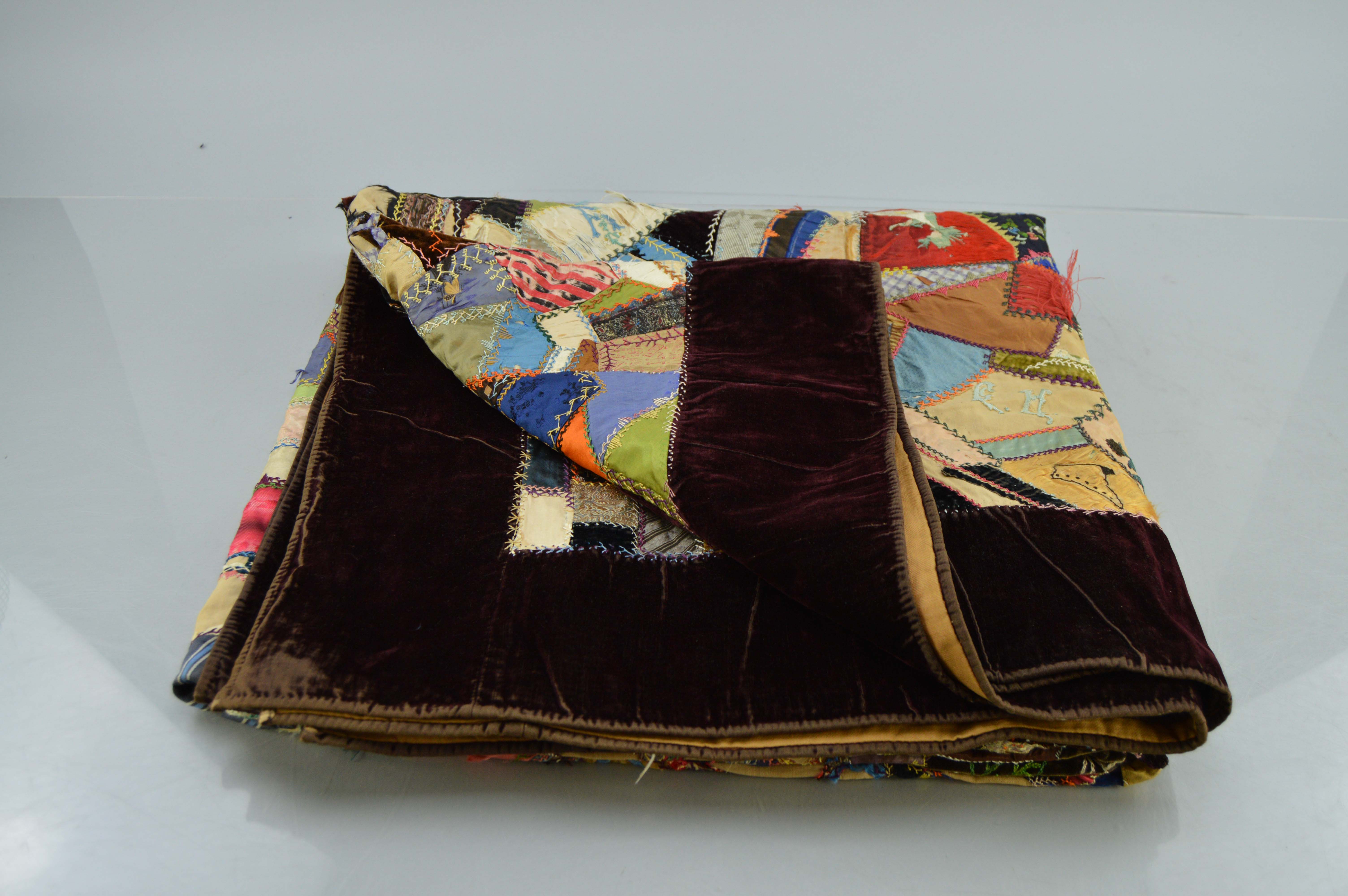 Antique Elegant Crazy Quilt