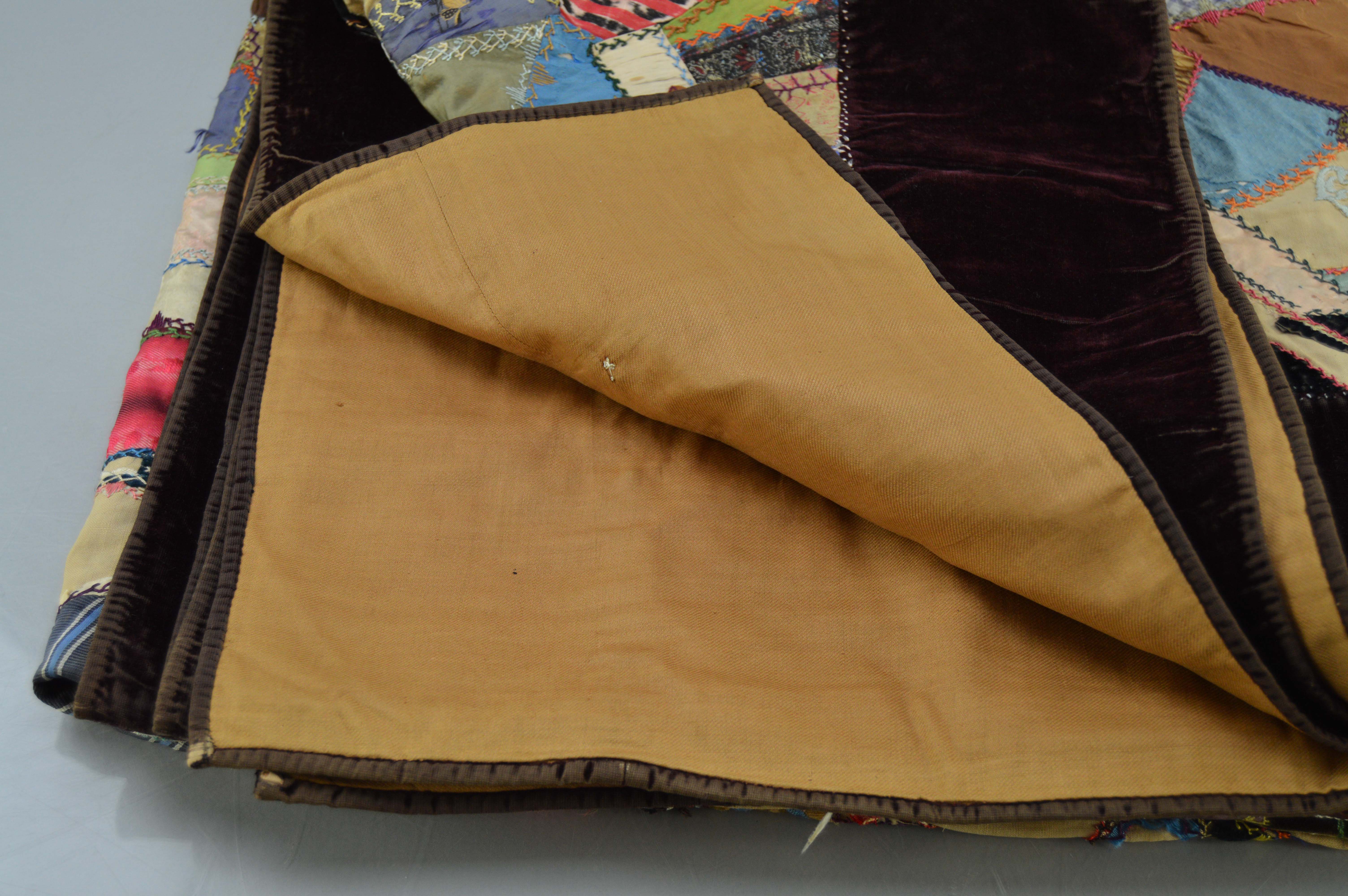 Antique Elegant Crazy Quilt