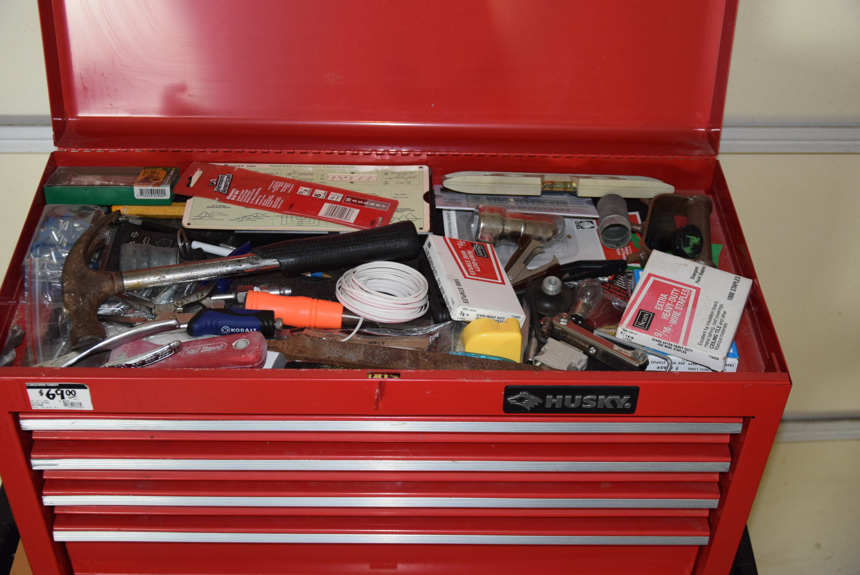 Husky 8-Drawer Tool Cabinet and Contents
