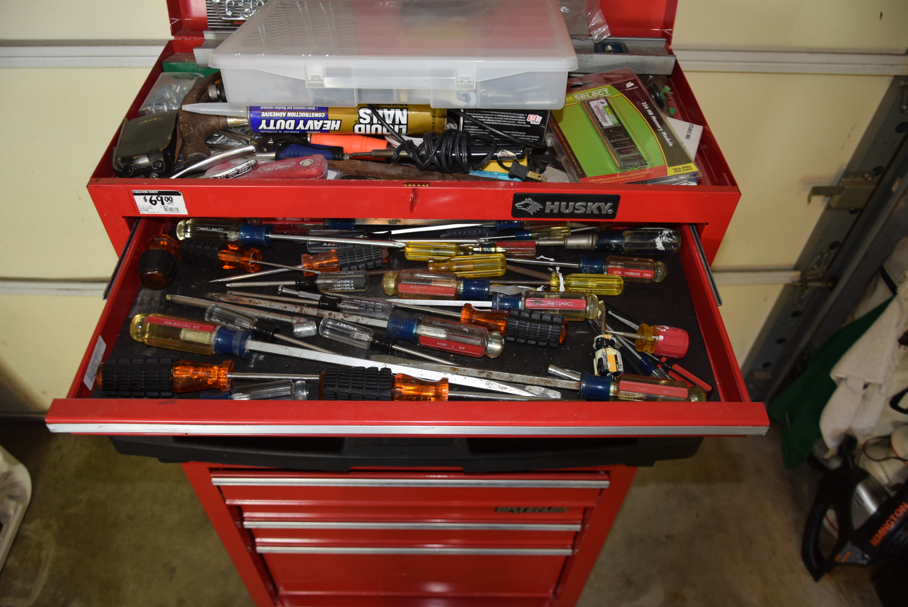 Husky 8-Drawer Tool Cabinet and Contents