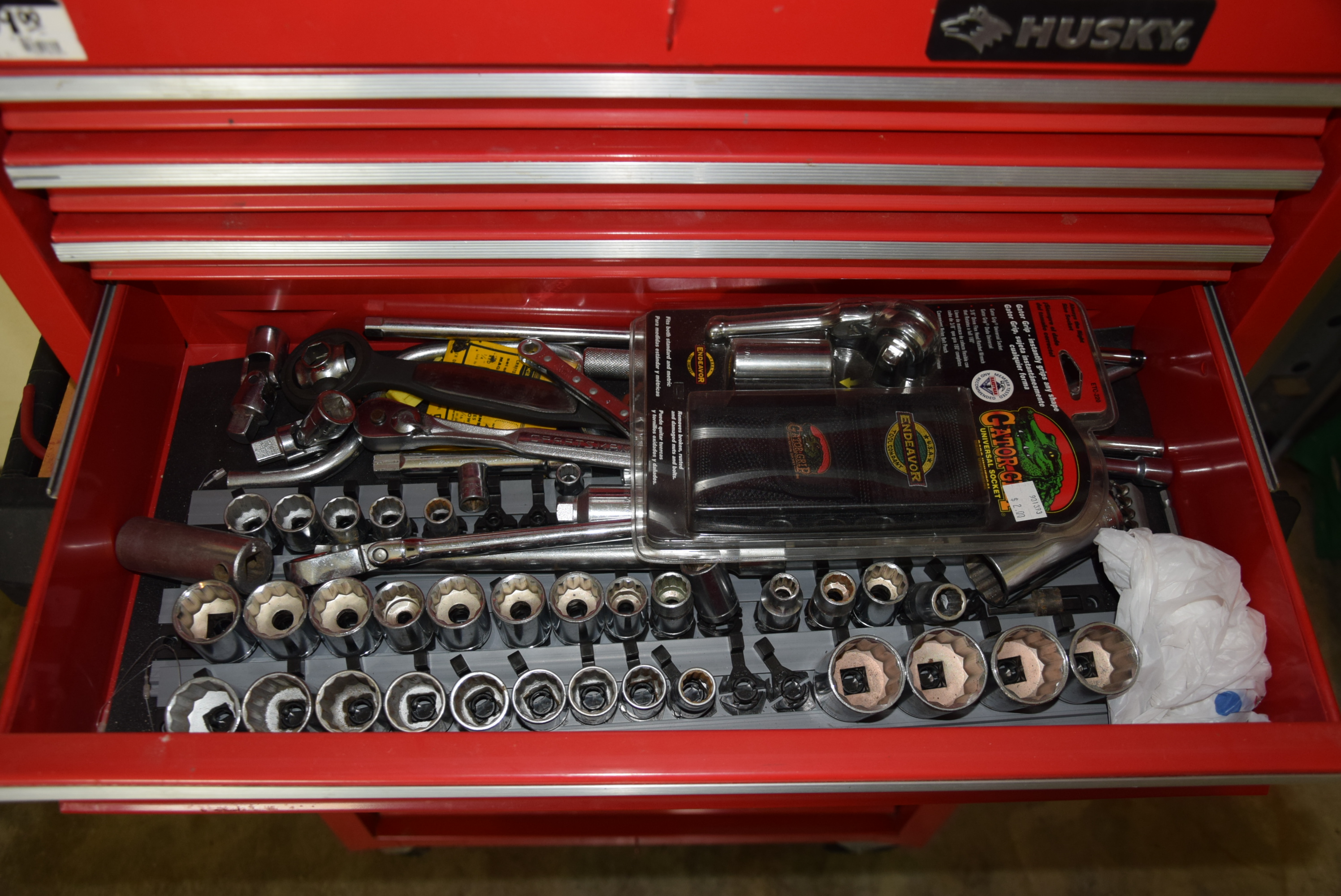 Husky 8-Drawer Tool Cabinet and Contents