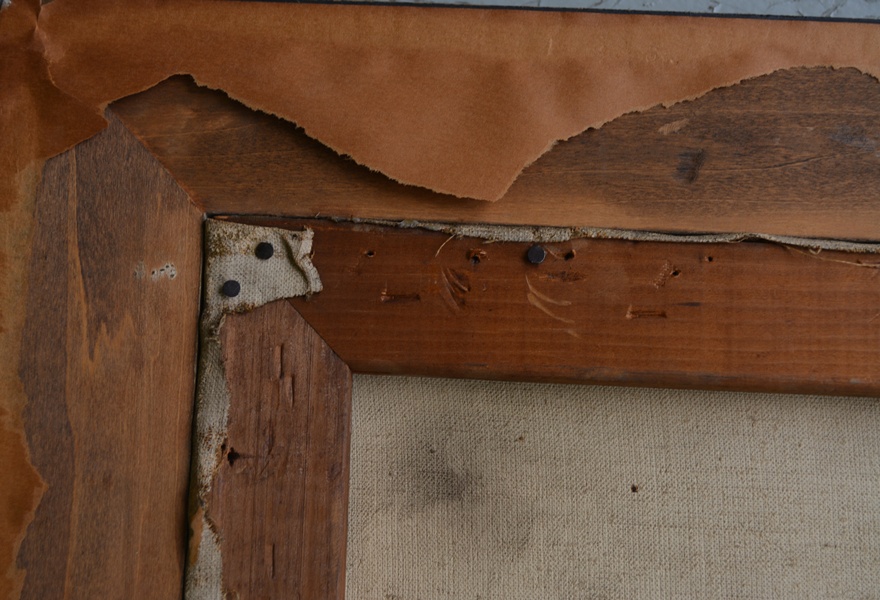 Frank Duveneck Original "The Chess Players" Oil Painting