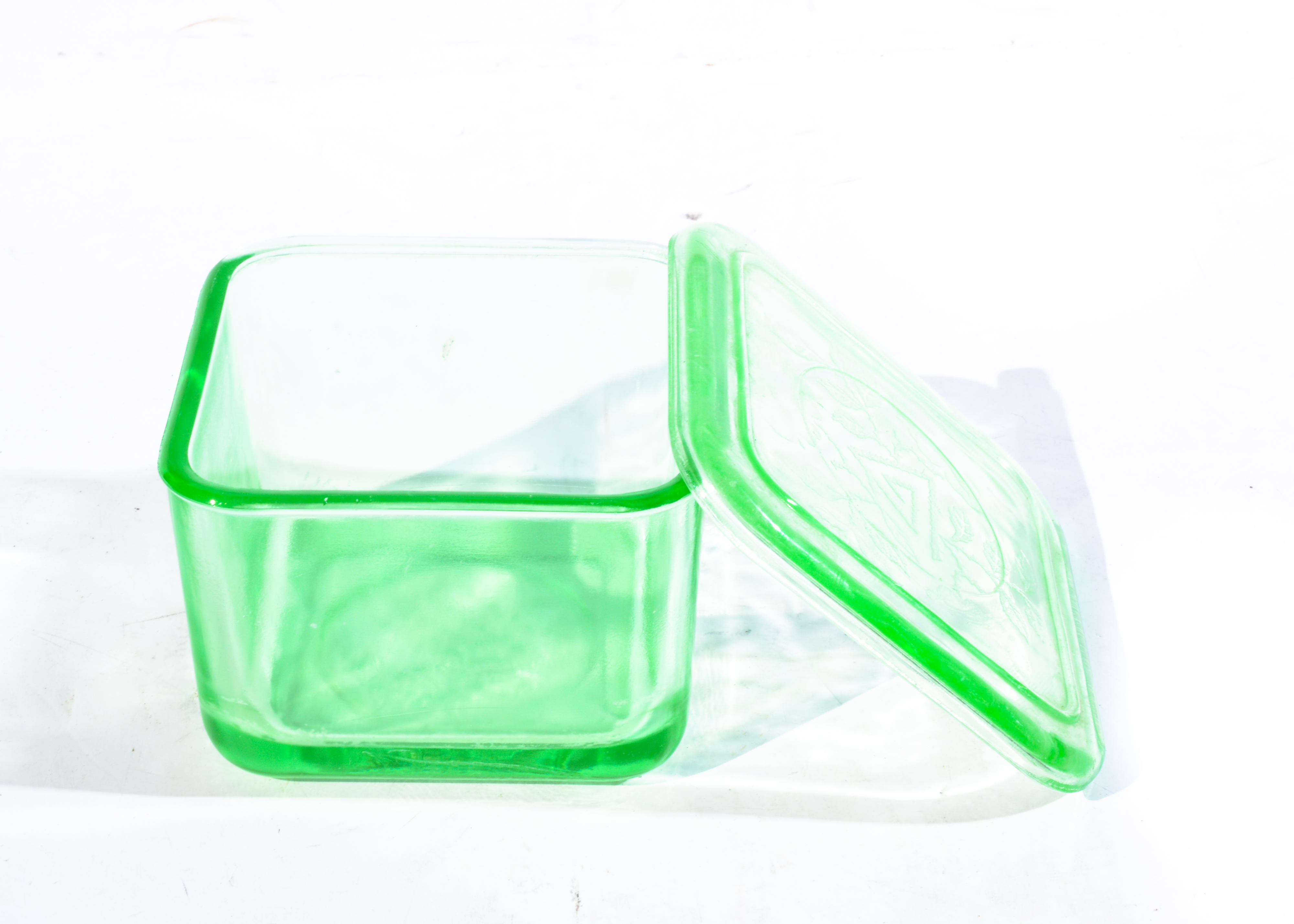 Depression Glass Refrigerator Dishes