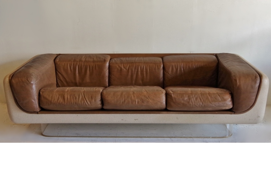 Steelcase 'Soft Seating' Vintage Floating Sofa Warren Platner