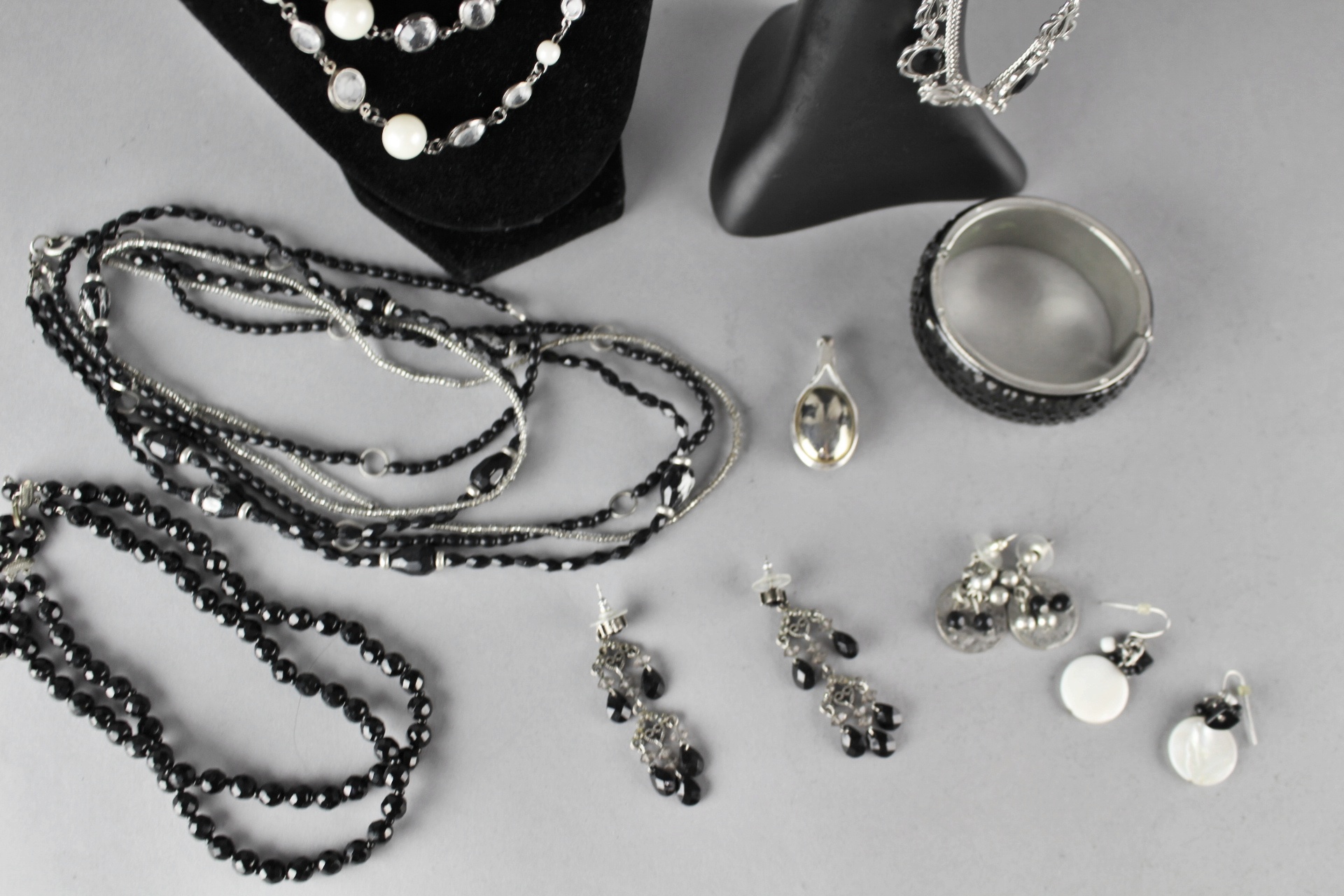 Black and White Costume Jewelry