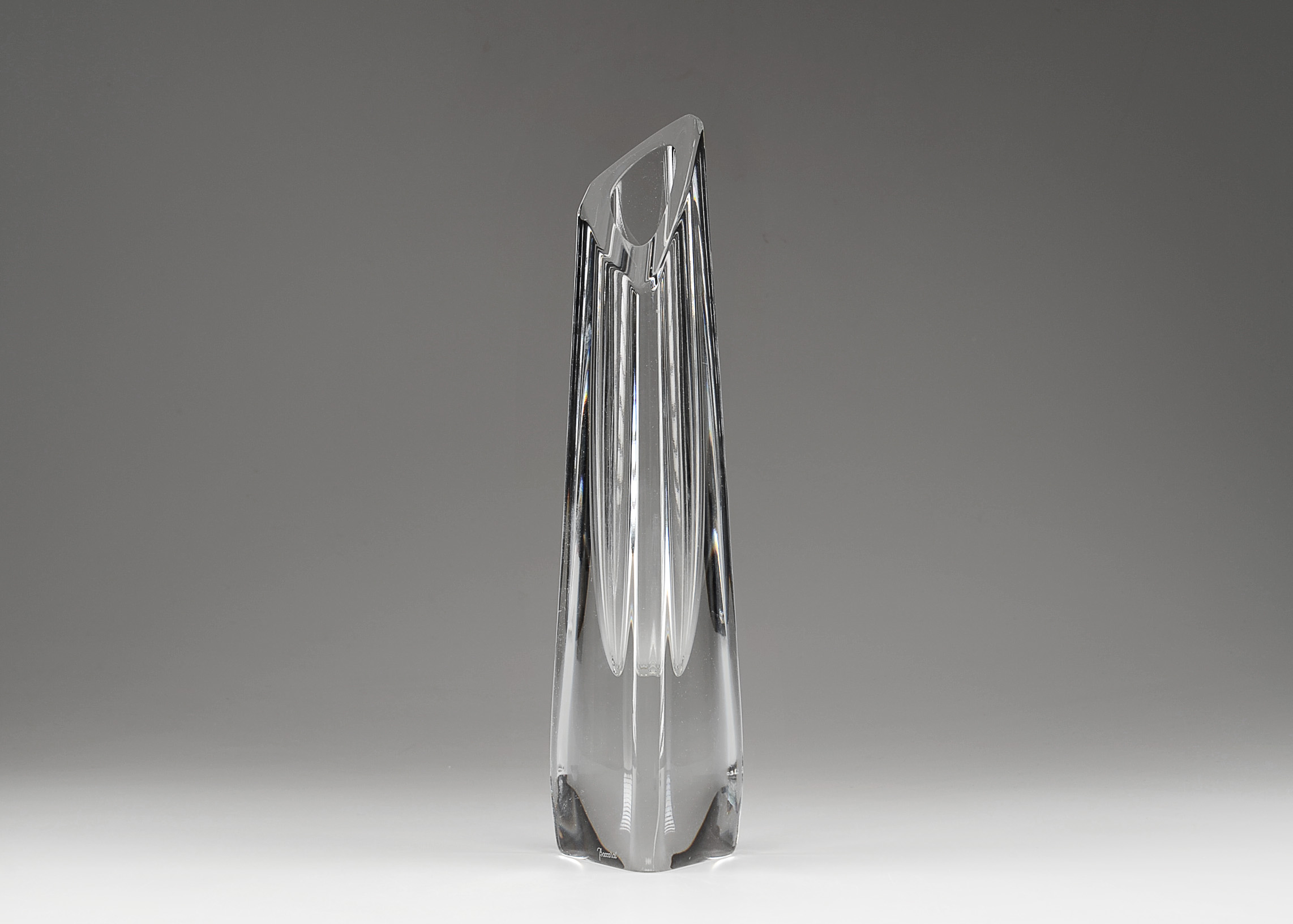 Baccarat Crystal Rose Bud Vase