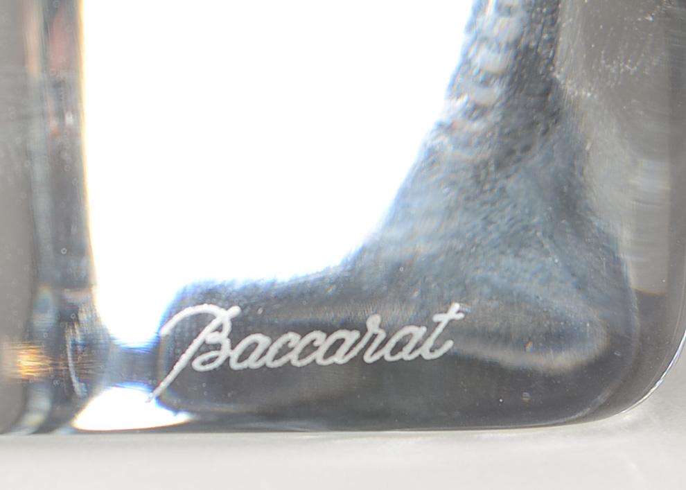 Baccarat Crystal Rose Bud Vase