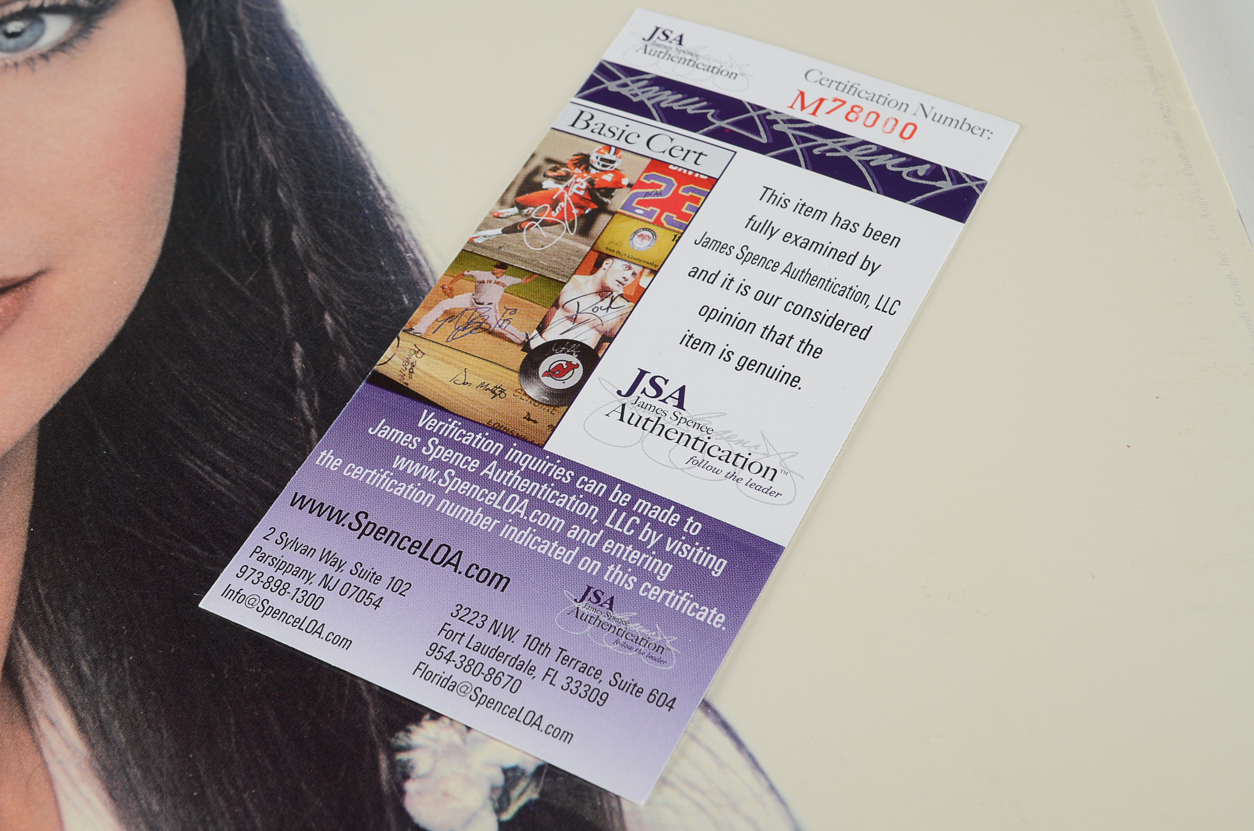 Autographed Crystal Gayle When I Dream Album Cover