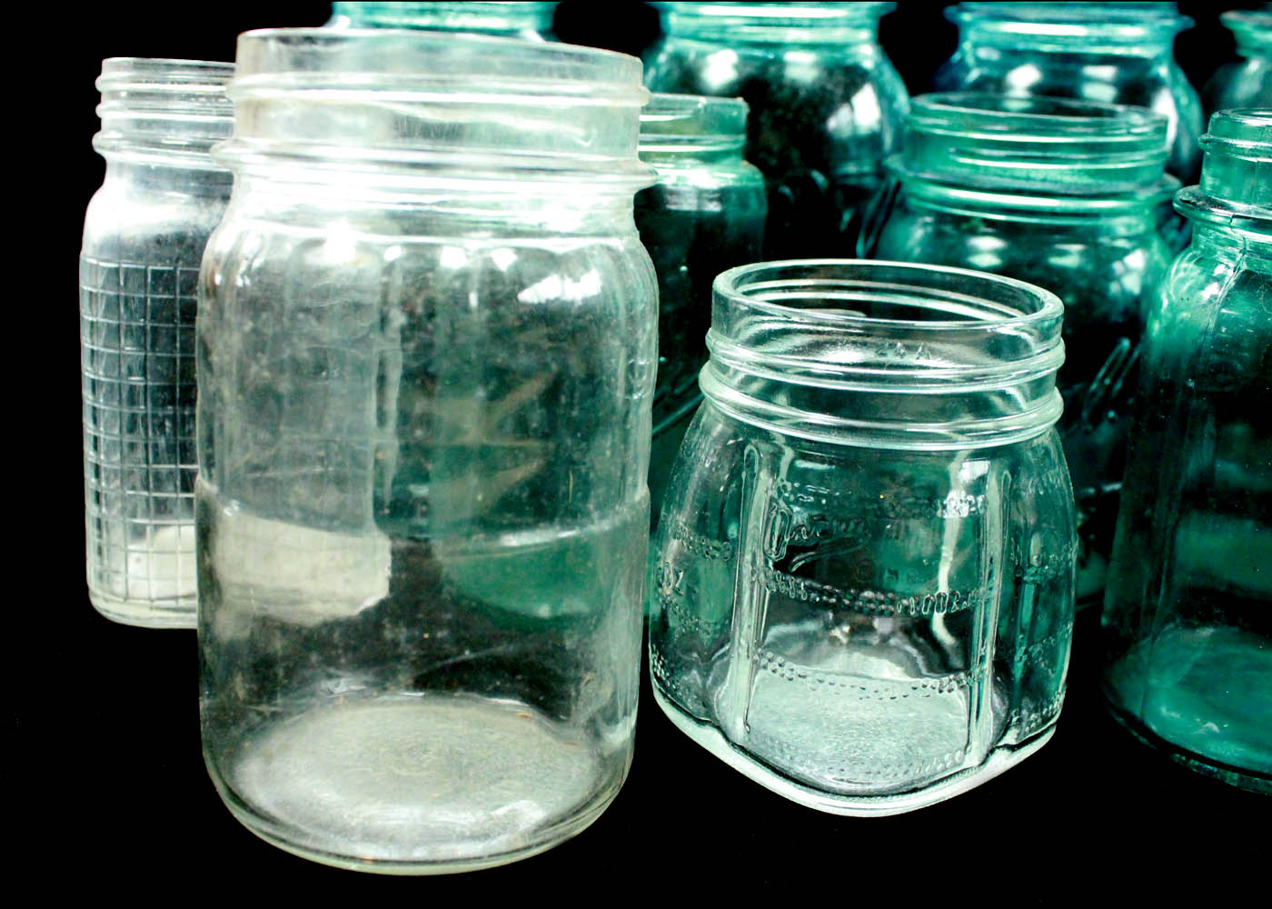 Vintage Ball and Assorted Jar Collection