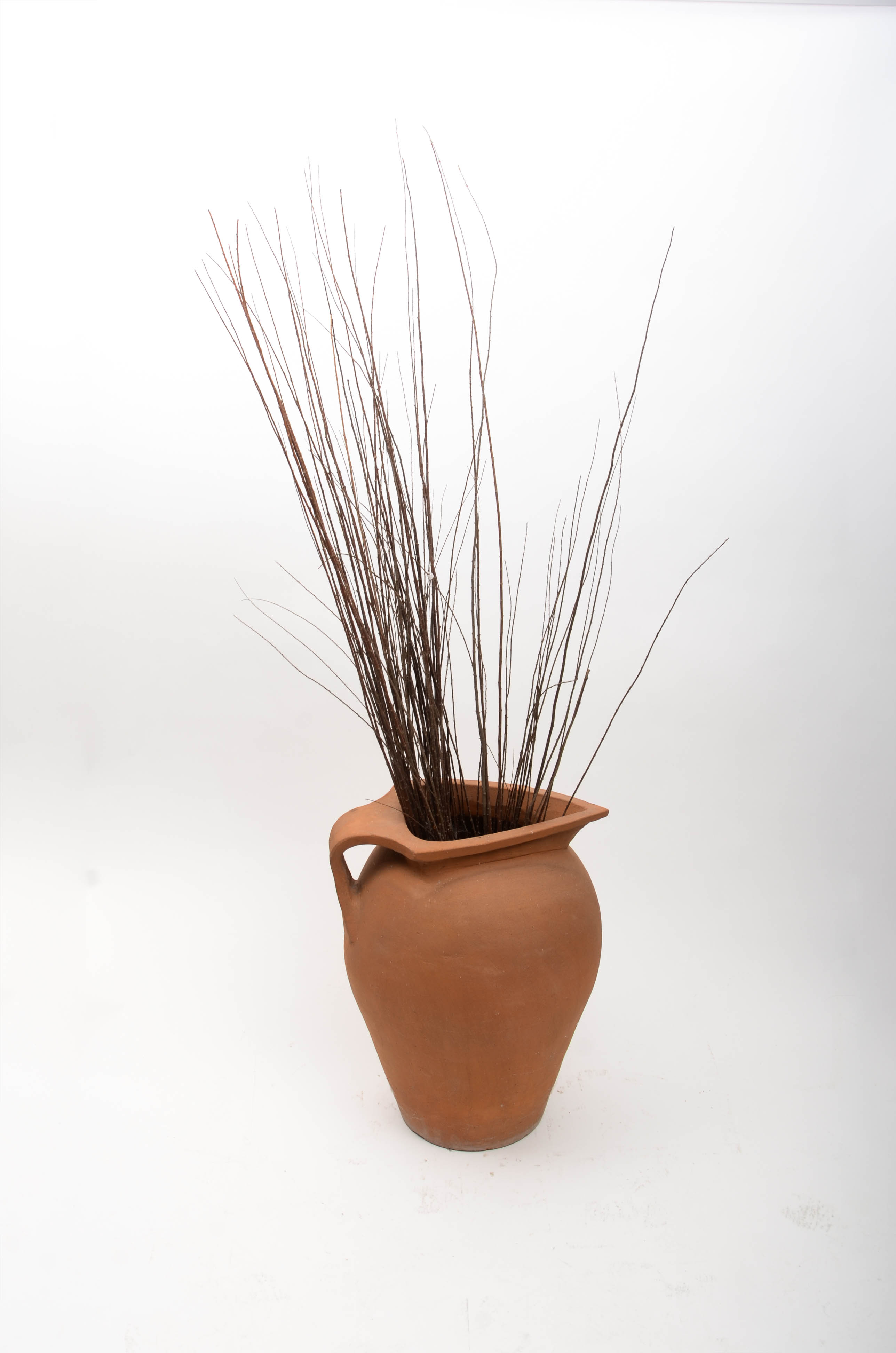 Single Handle Terra Cotta Jug