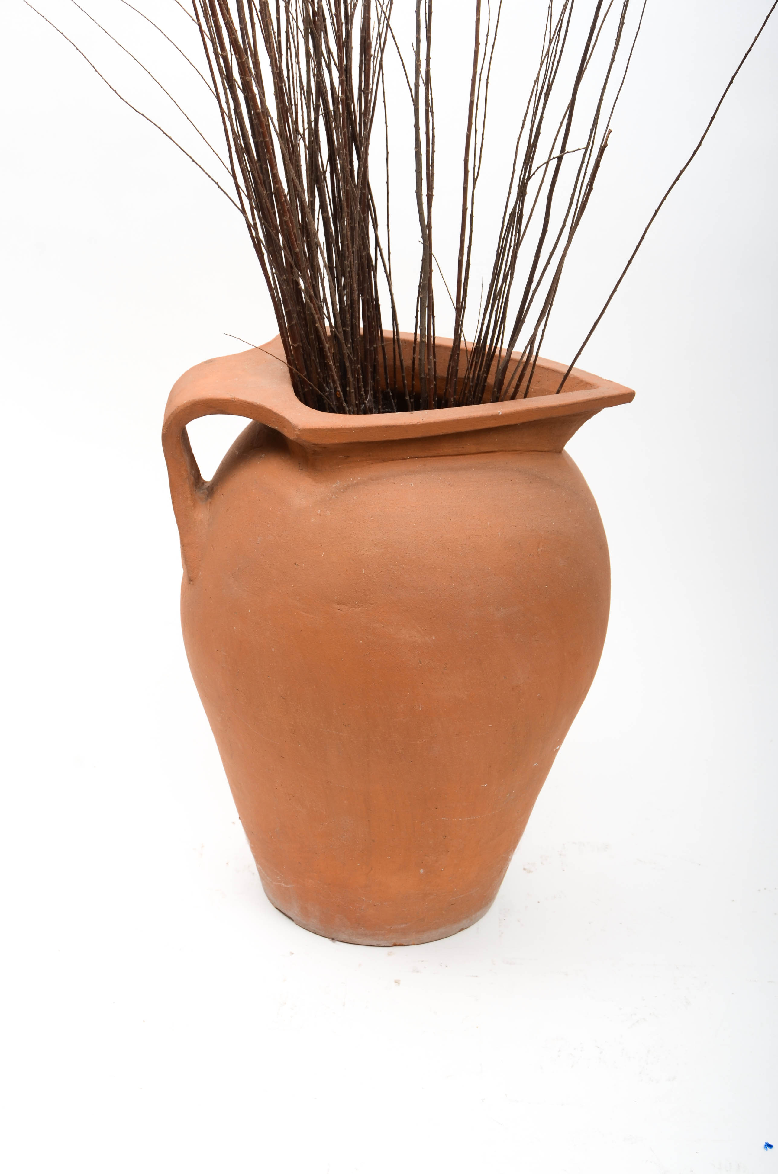 Single Handle Terra Cotta Jug