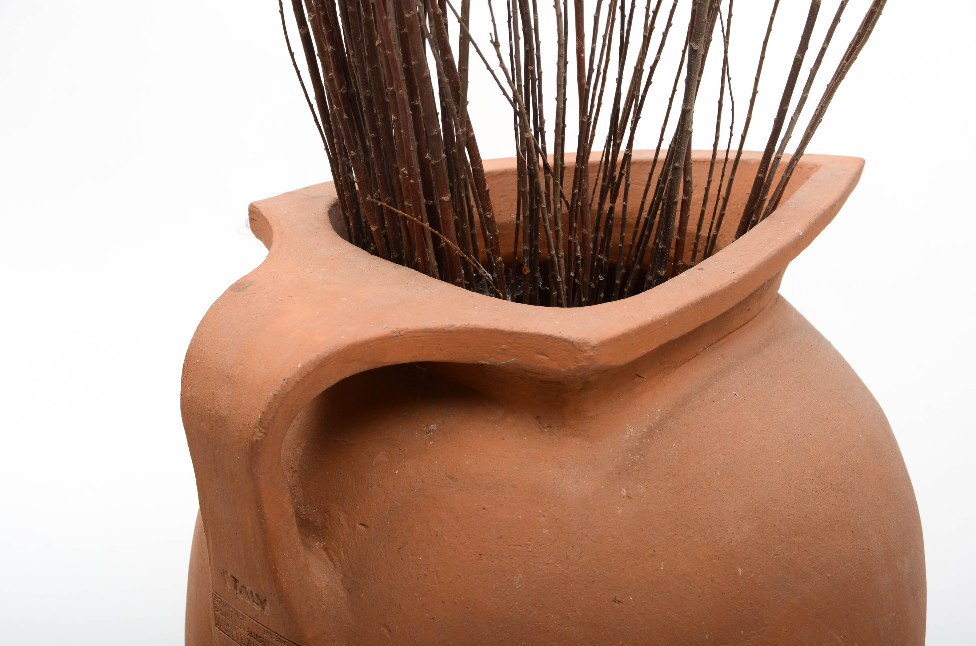 Single Handle Terra Cotta Jug