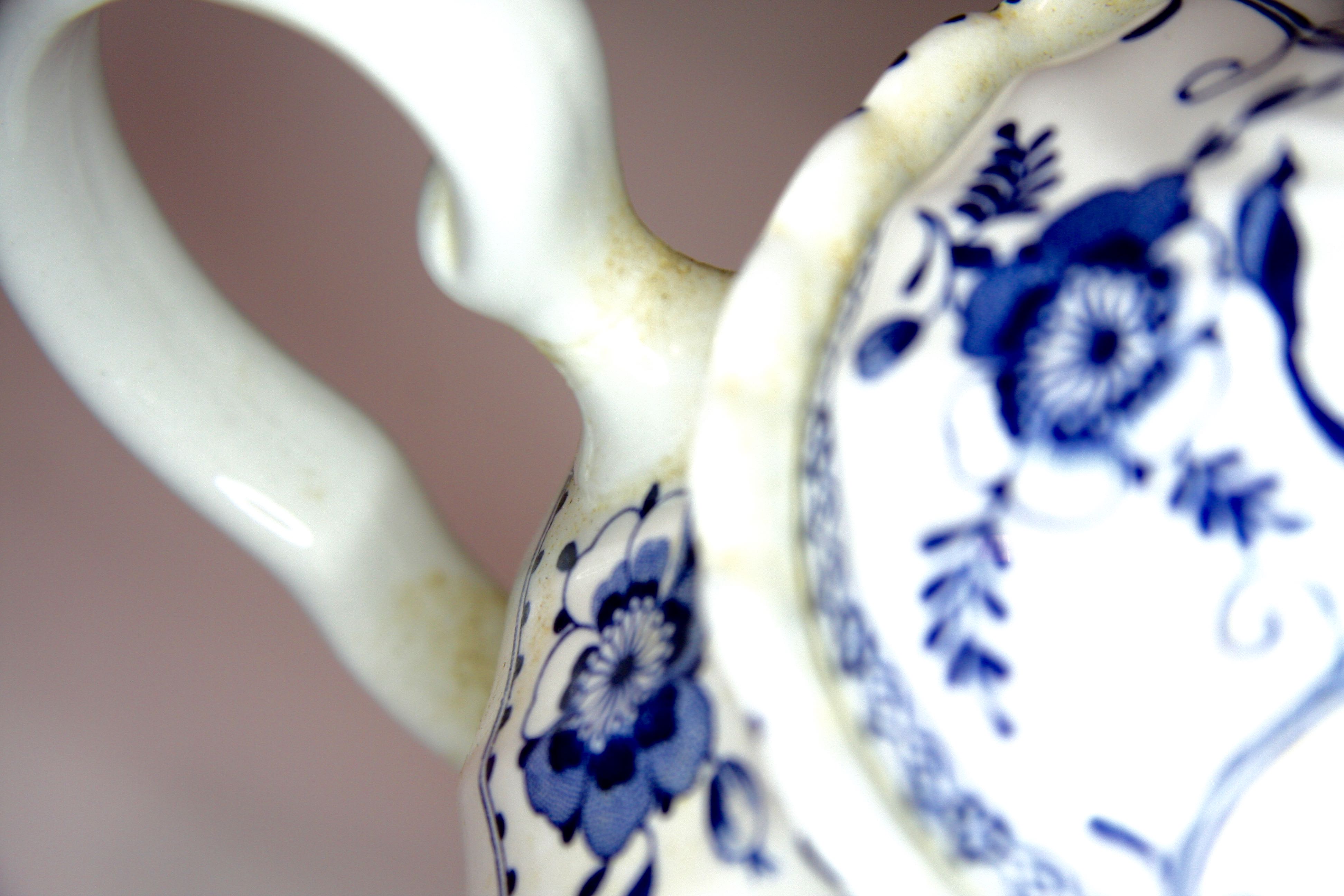 Indies Blue Johnson Brothers Ironstone Teapot and Brewer