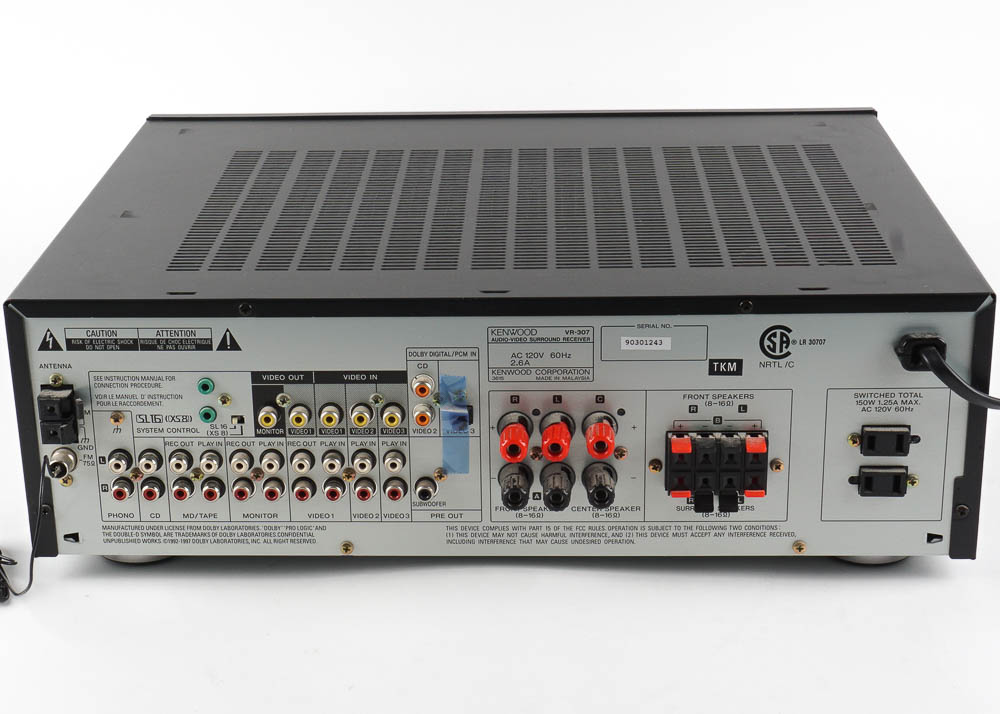 Kenwood AV Surround Receiver VR307