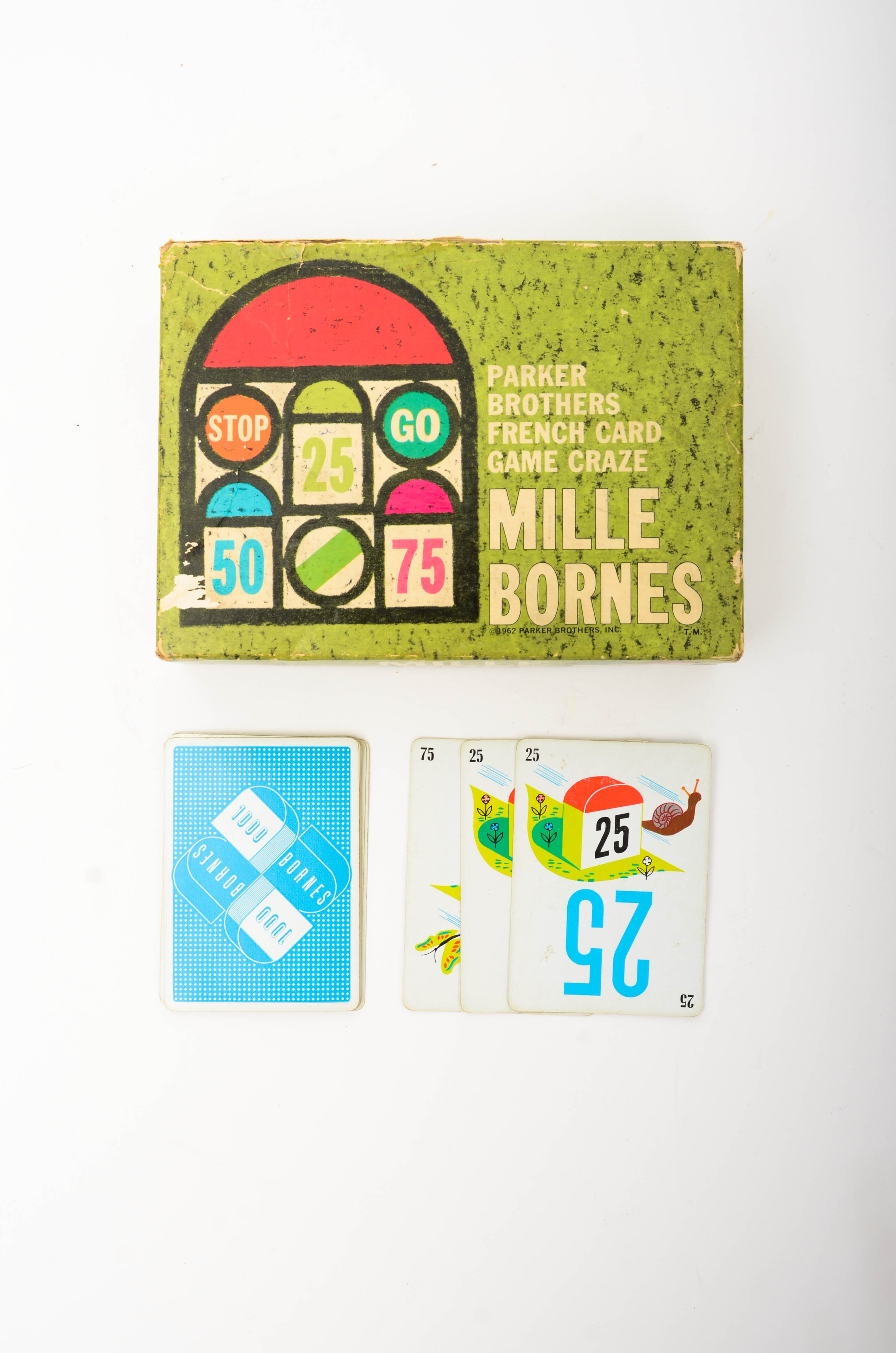 Vintage "Mille Bornes" Card Game