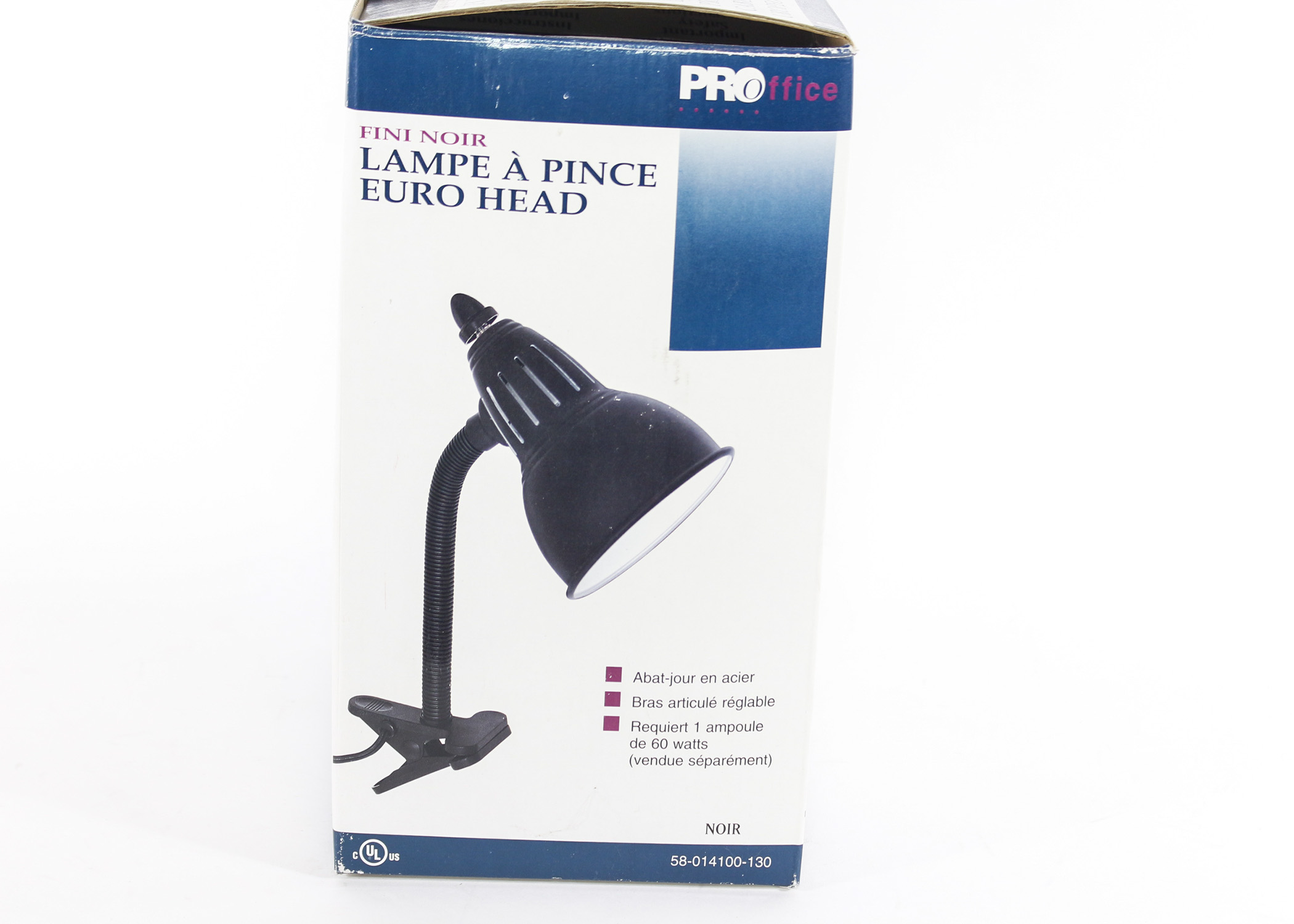 Three Euro Head Clamp Lamps