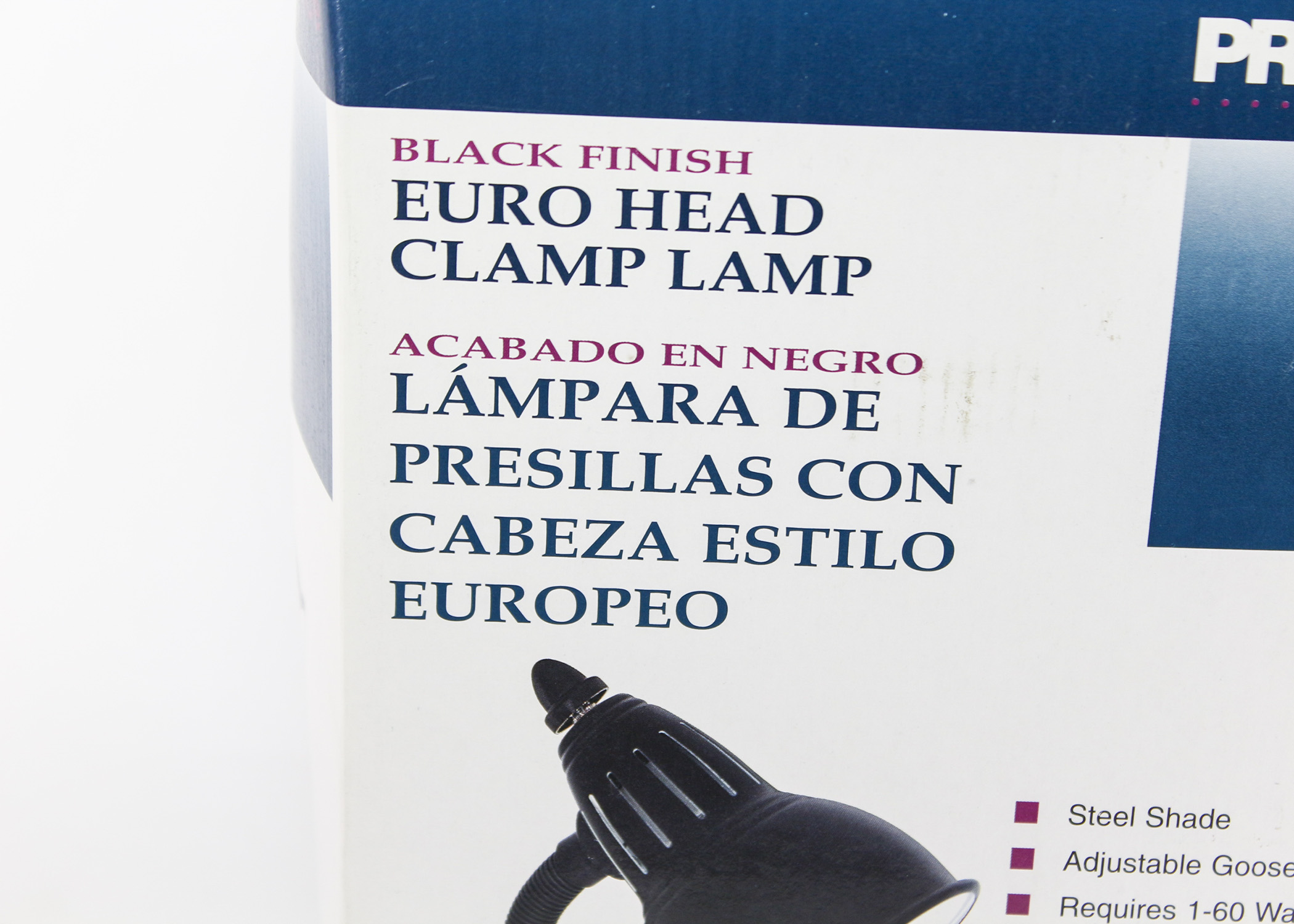 Three Euro Head Clamp Lamps